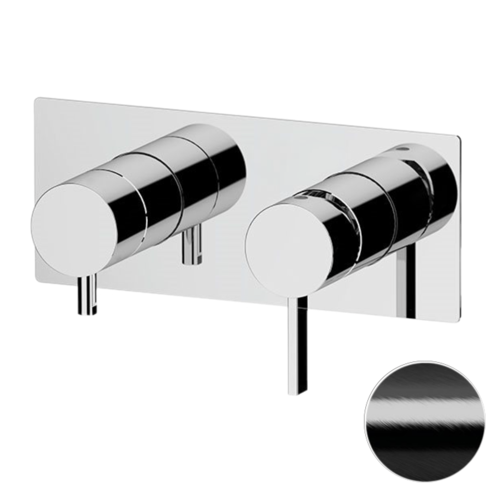 Смеситель для душа Remer Metrica MC93ZCFP, черный брашированный хром