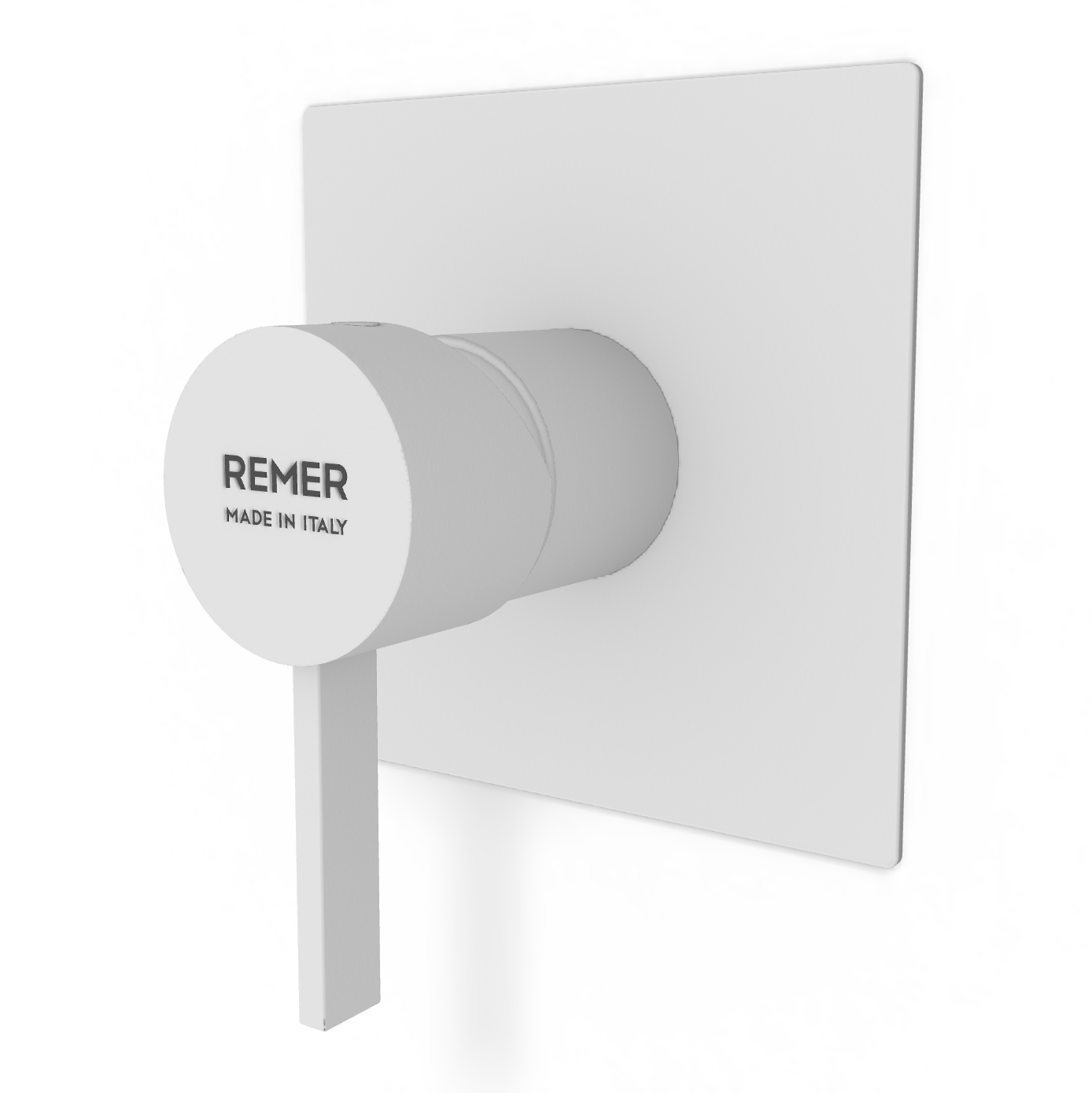 Смеситель для душа Remer Metrica MC30QBO, белый матовый