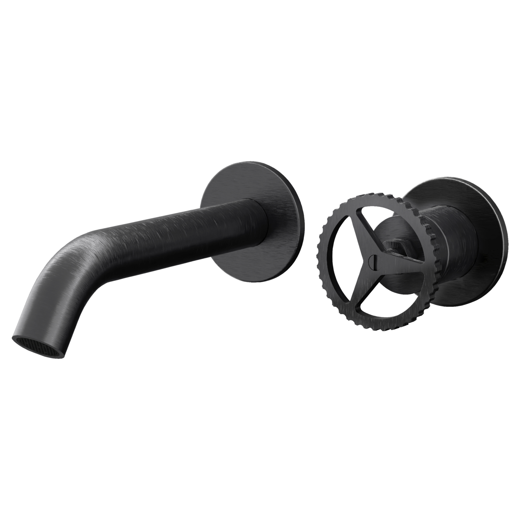 Смеситель для раковины Remer Chrono CH15PWBCFP, черный брашированный хром