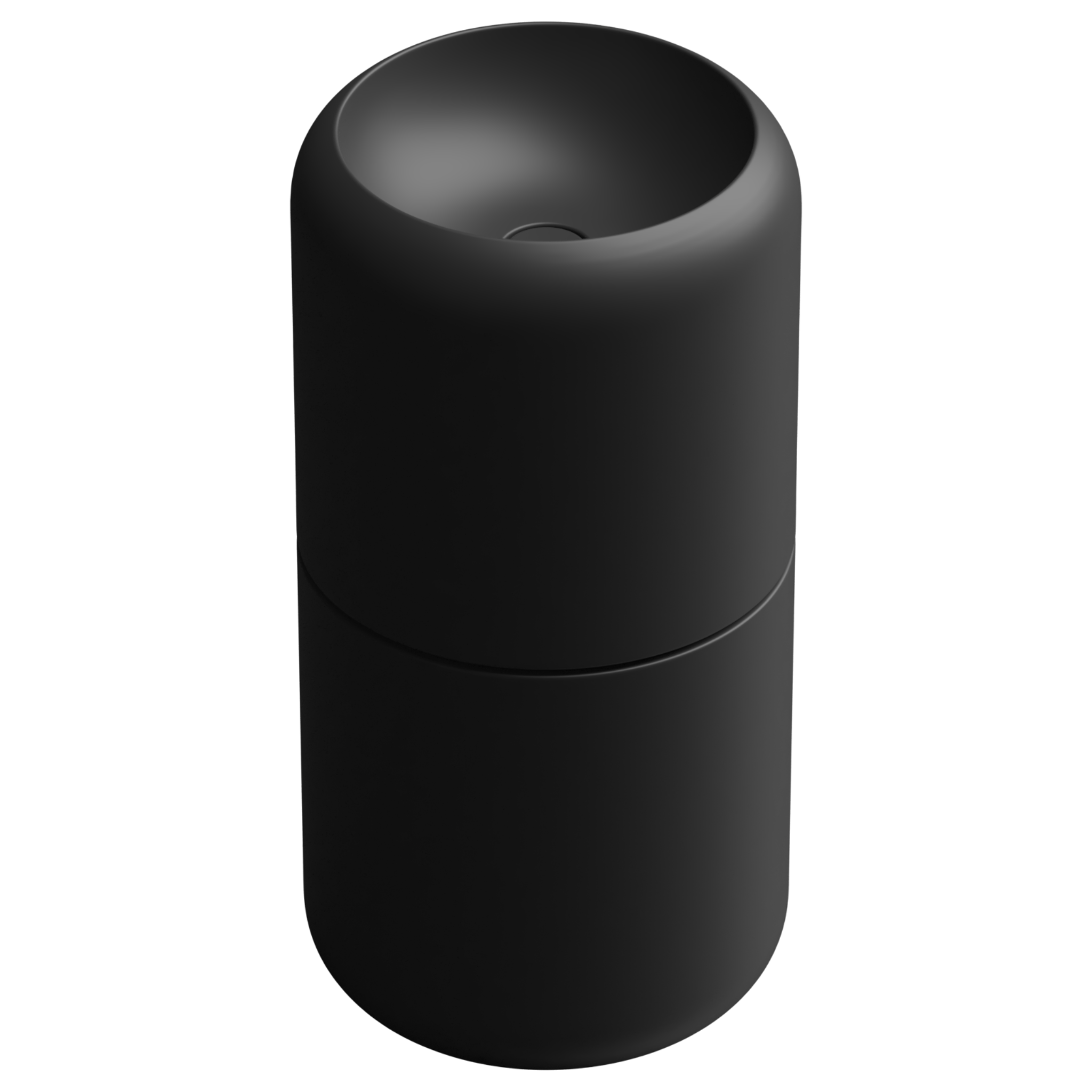 Раковина напольная 42 см GSG Ceramic Design Petra PELAVCOLFS003, черный матовый