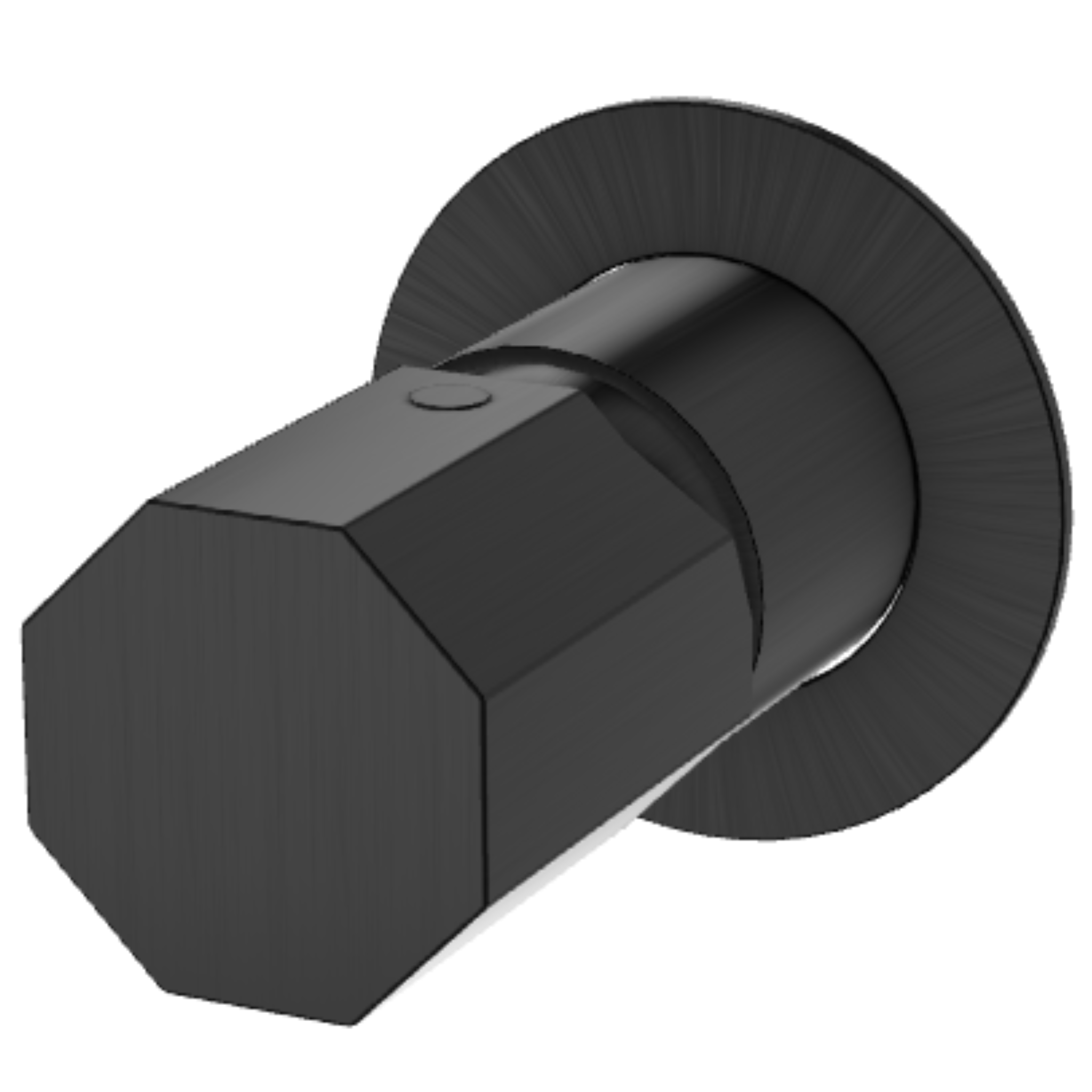 Смеситель для душа Remer Ottagono ON30LGM, оружейная сталь PVD