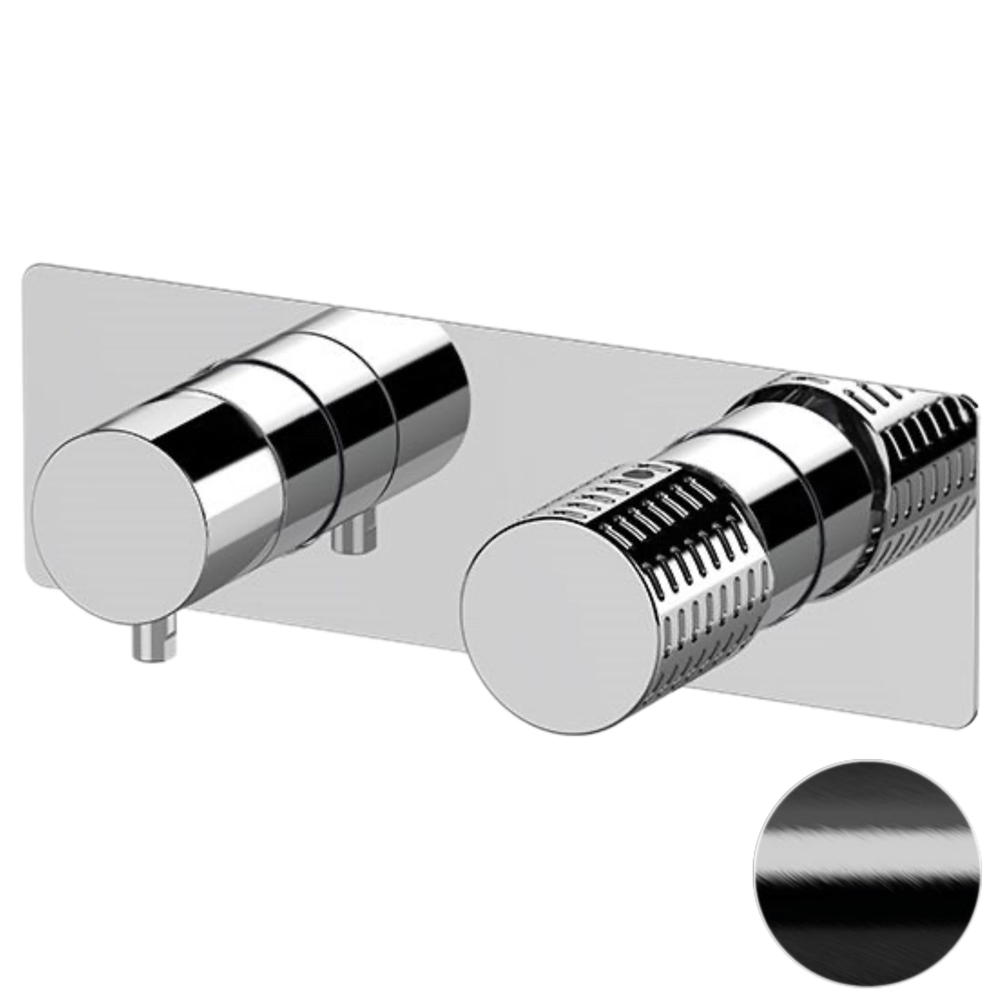 Смеситель для душа Remer Celebrity CEC93ZWBCFP, черный брашированный хром