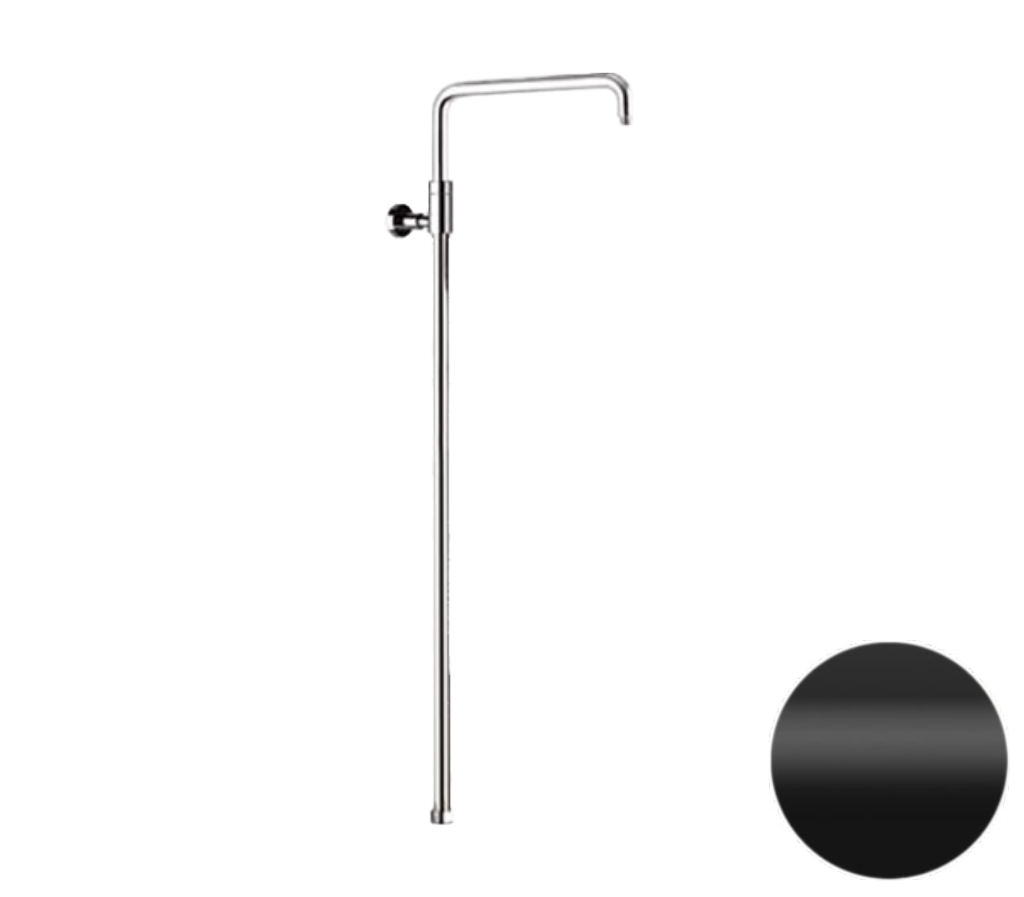 Душевая колонна телескопическая Remer 330A7DCESDEVNO, черный матовый