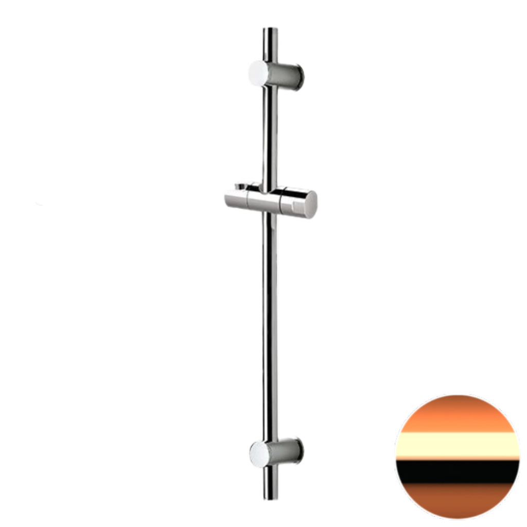 Душевая стойка 70 см Remer 317GRL, медь глянцевая