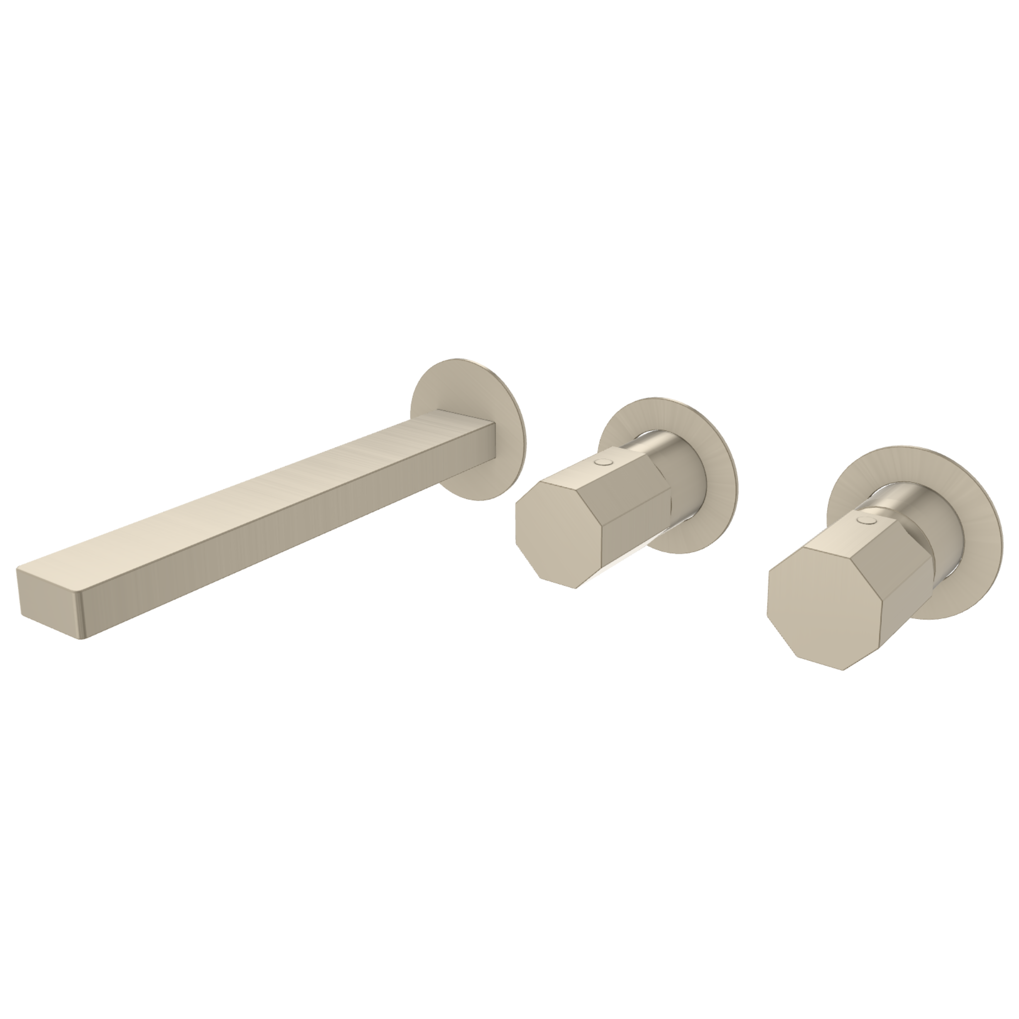 Смеситель для ванны Remer Ottagono ON54D3PWBXV, сталь