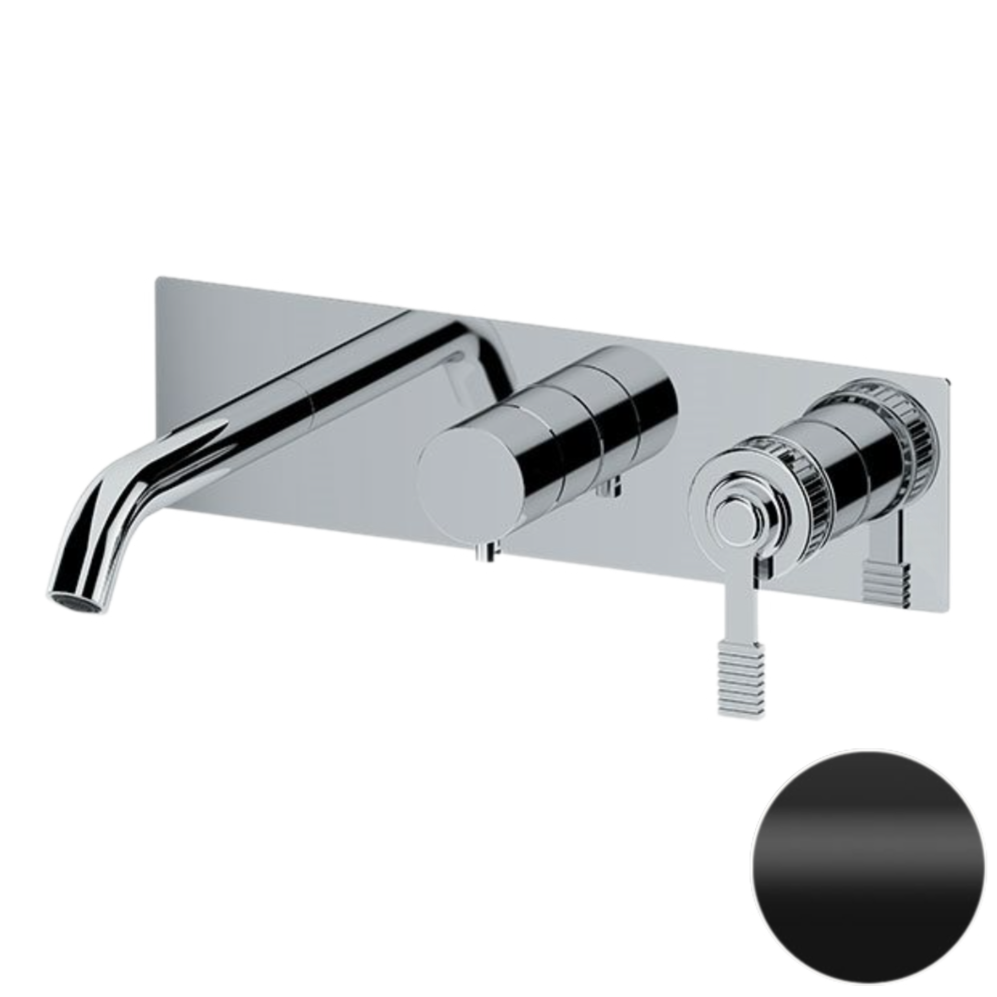 Смеситель для ванны Remer Atelier AL54D3WBNO, черный матовый