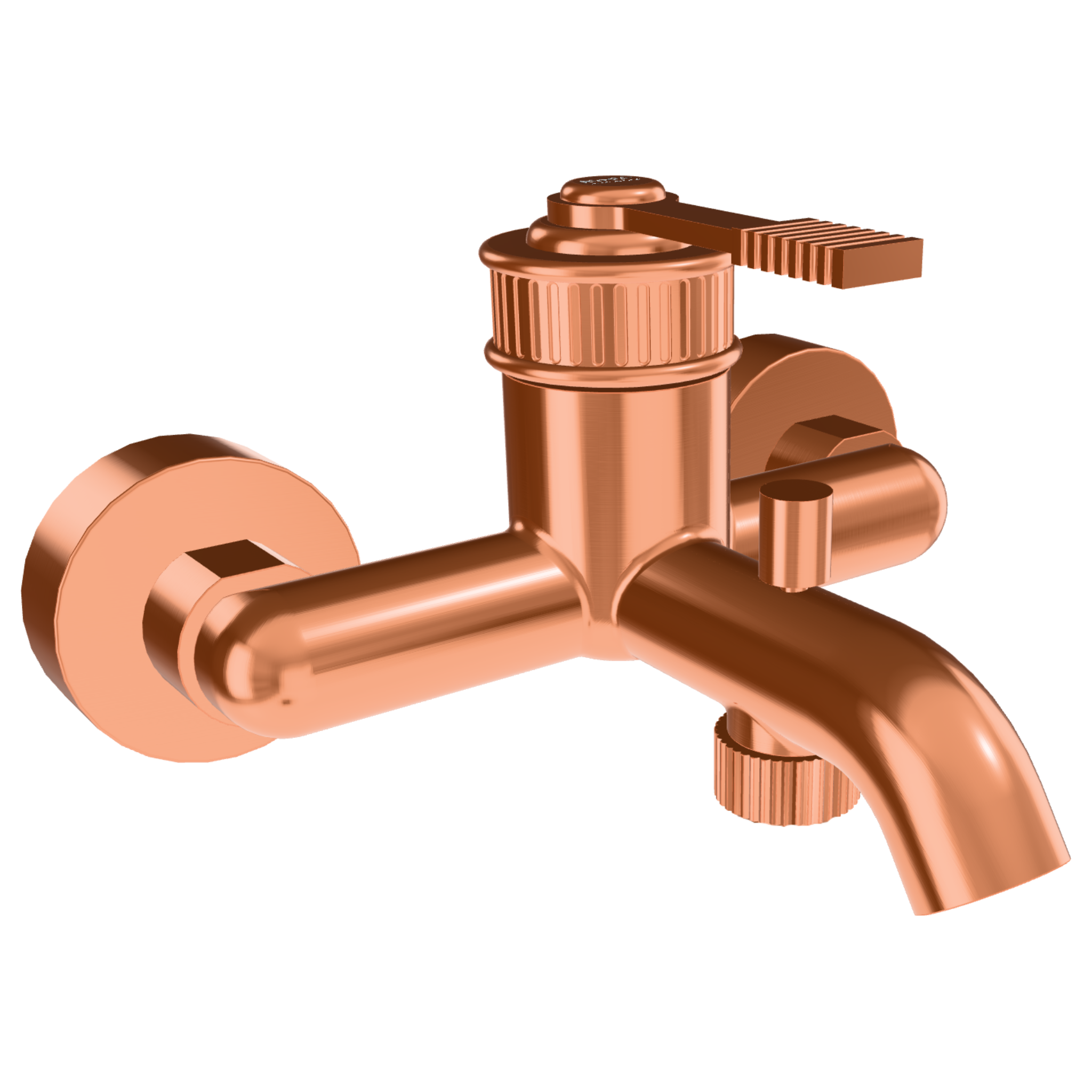 Смеситель для ванны Remer Atelier AL05RP, медь брашированная