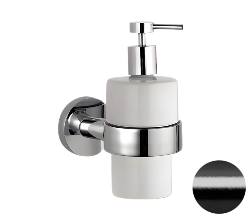 Дозатор Remer Guest GS13CFP, черный брашированный хром