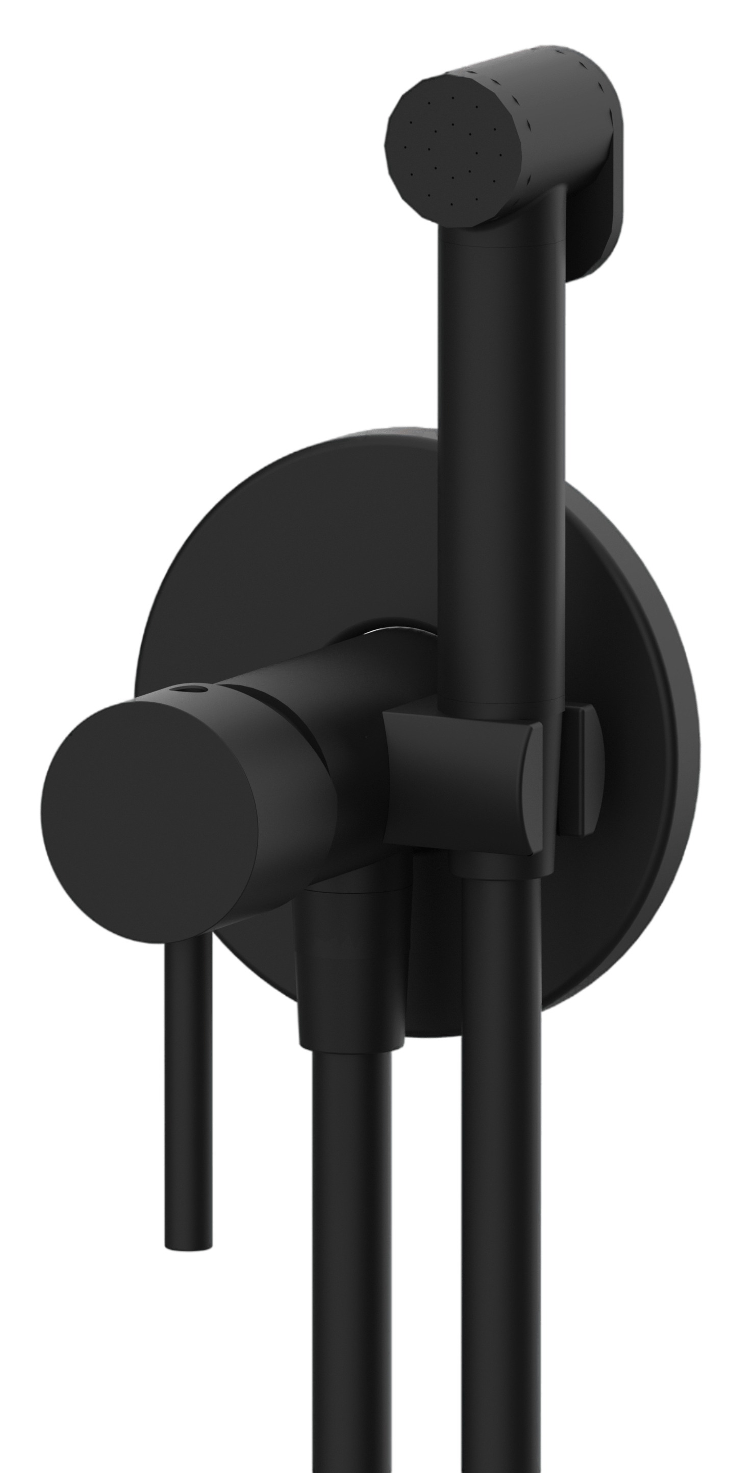 Гигиенический душ со смесителем Remer X Style X65WNO, чёрный матовый