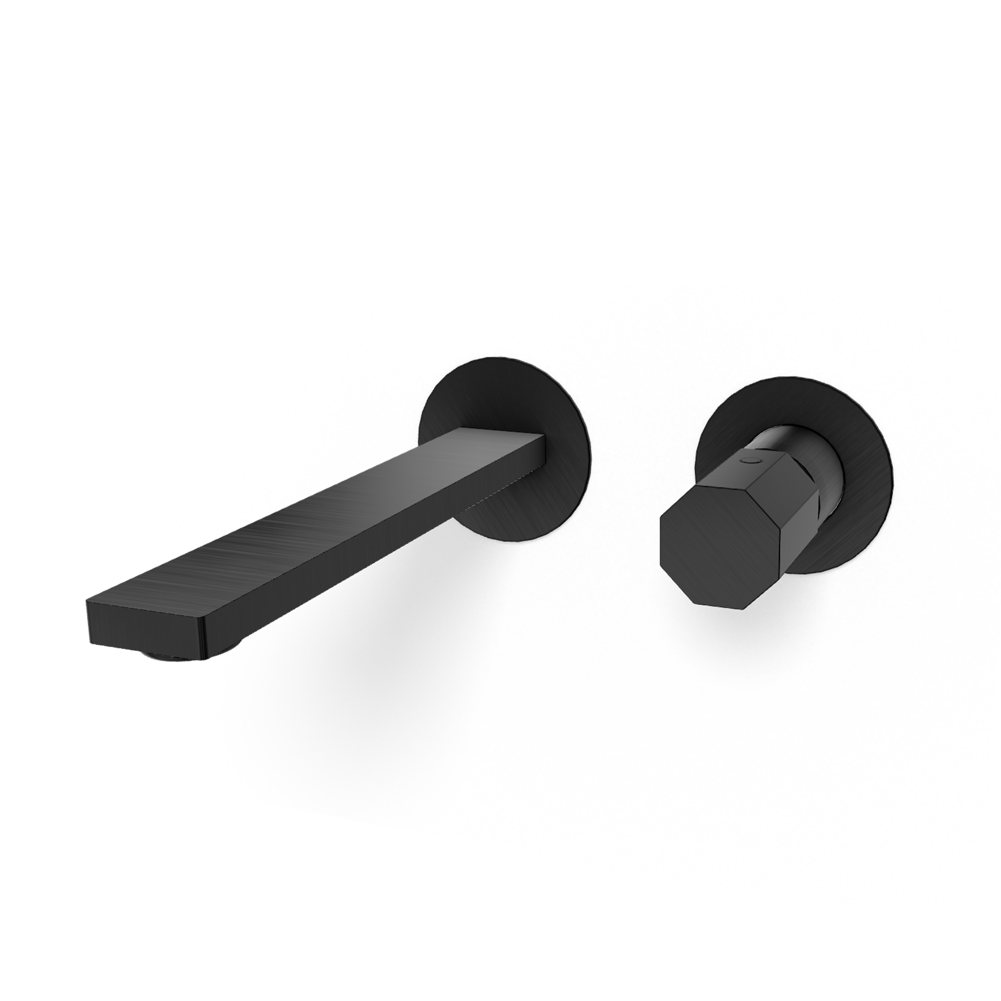 Смеситель для раковины Remer Ottagono ON15PWBGM, оружейная сталь PVD