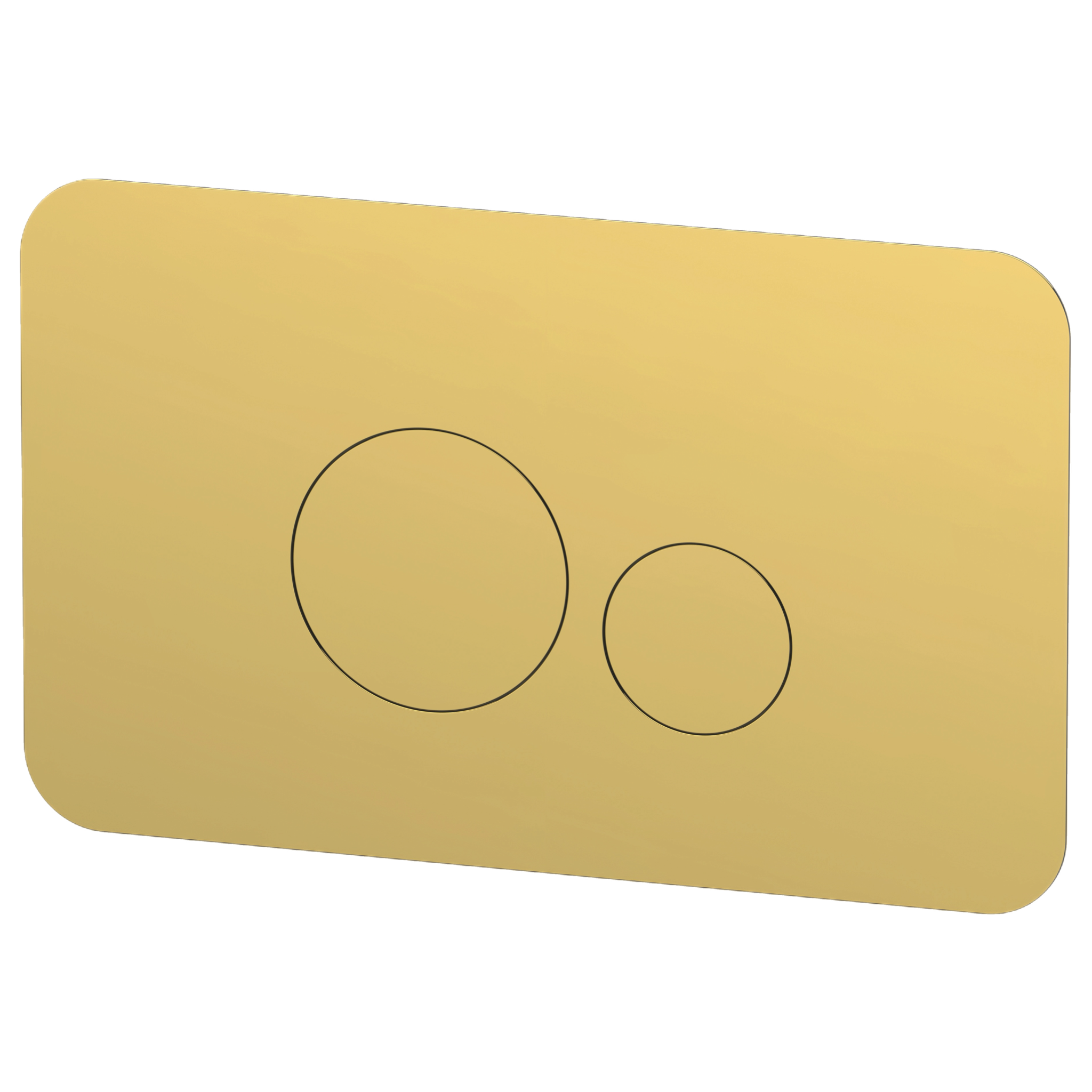 Кнопка смыва Remer RB810DO, золото глянцевое