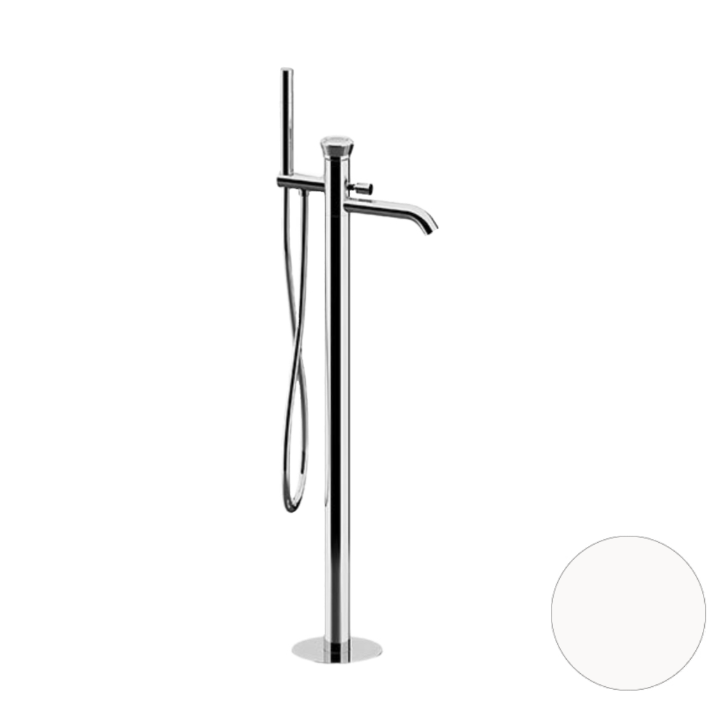 Смеситель для ванны Remer Element ET08BO, белый матовый