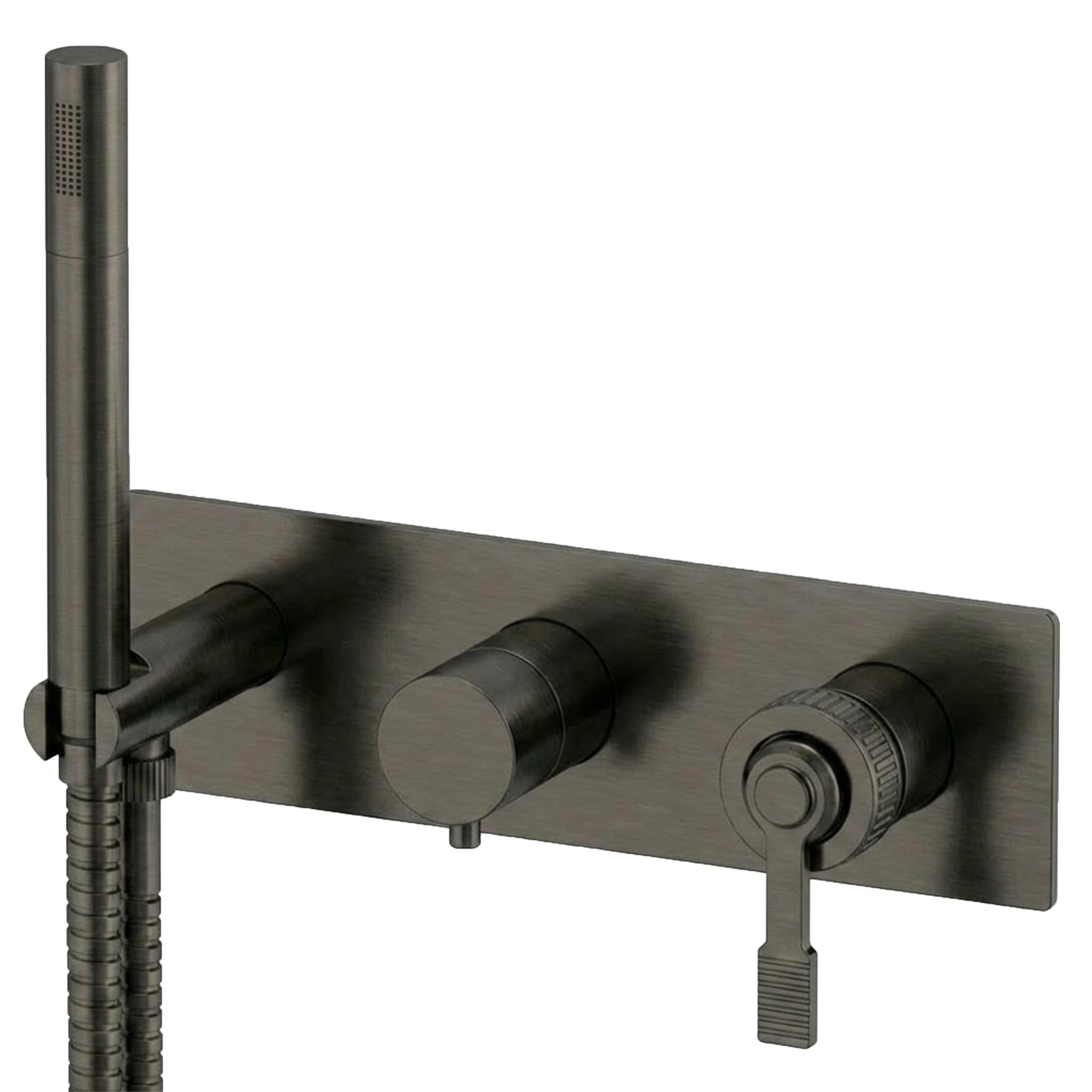 Смеситель для душа Remer Atelier AL97D3WBGM, оружейная сталь PVD