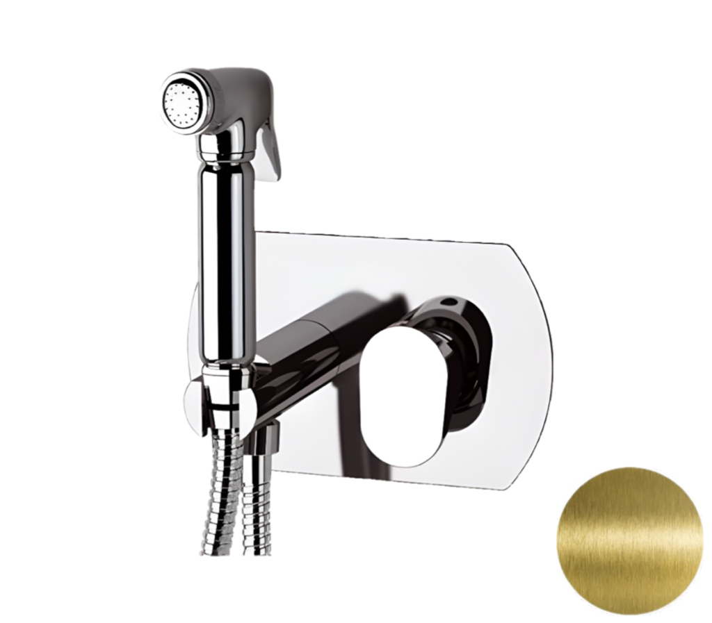 Гигиенический душ со смесителем Remer Infinity I60VO, латунь состаренная