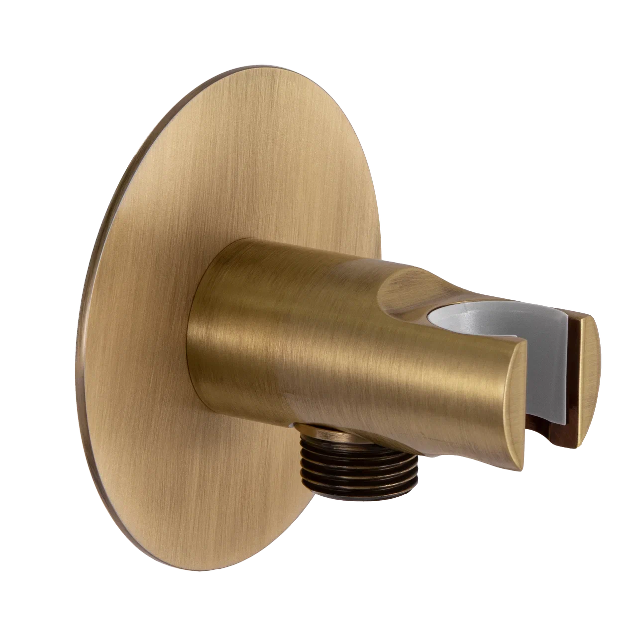 Держатель ручного душа с подключением шланга Remer 337XVO, латунь состаренная