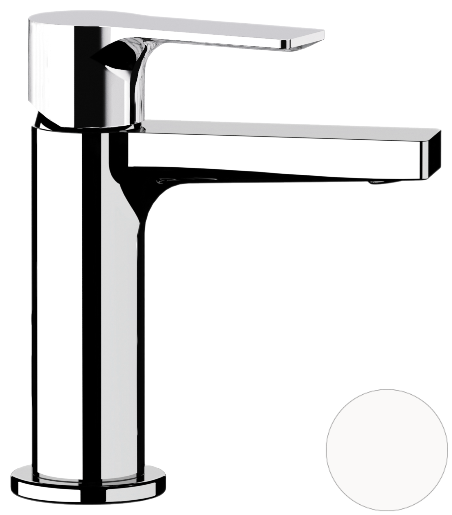 Смеситель для раковины Mariani Kali A37380KL12, белый матовый