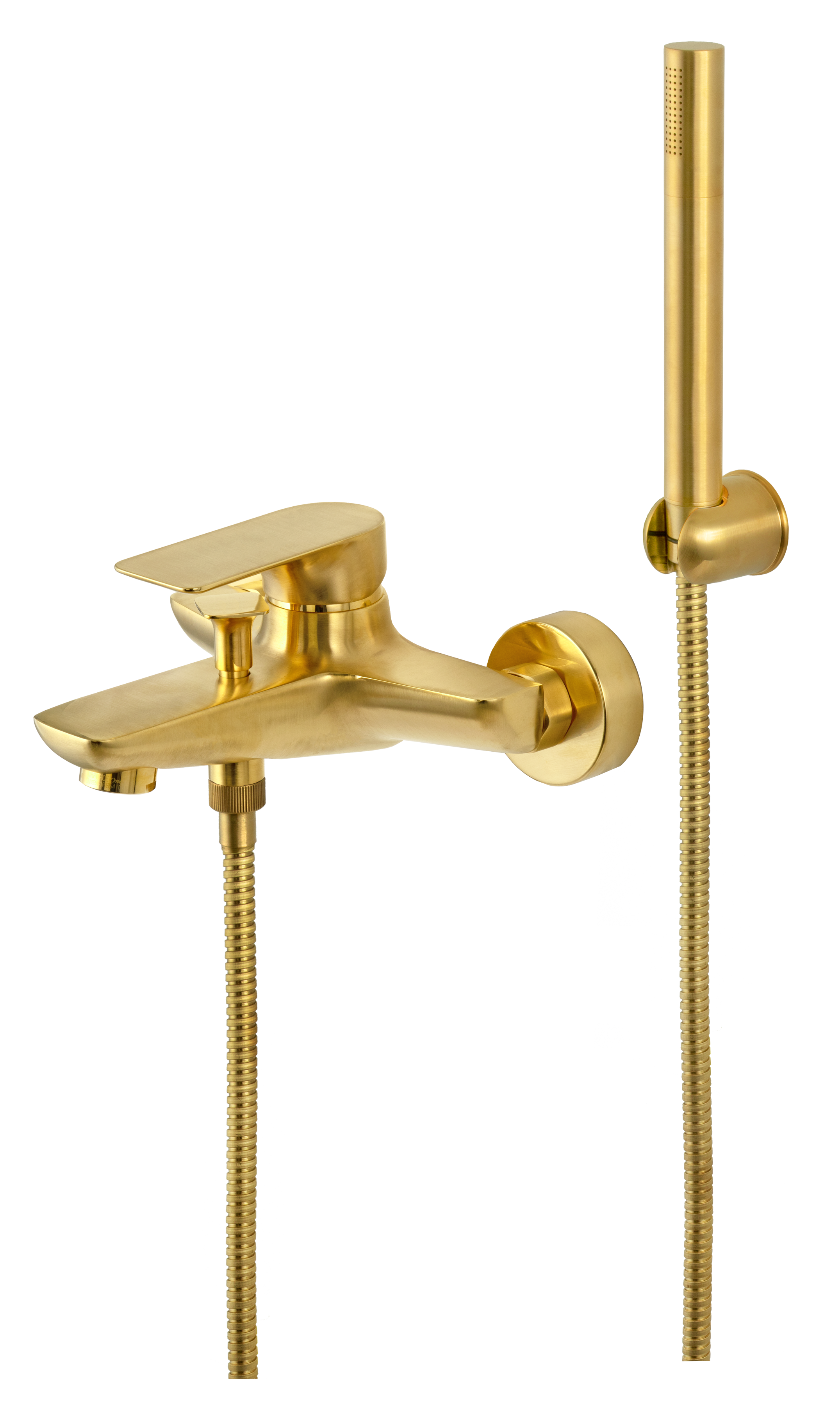 Смеситель для ванны Remer Infinity I02BG, золото брашированное