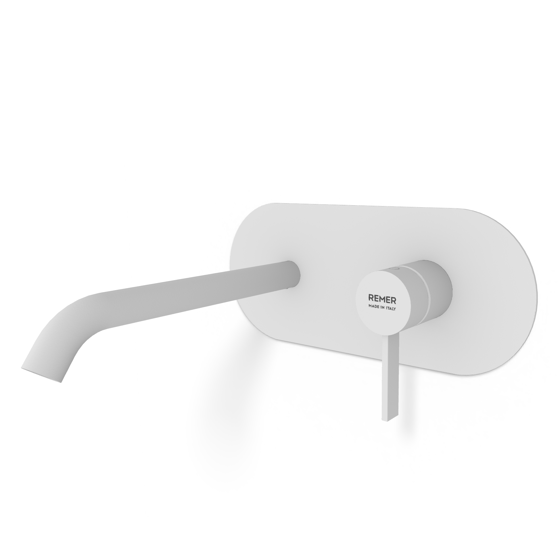 Смеситель для раковины Remer Metrica MC15LWBBO, белый матовый