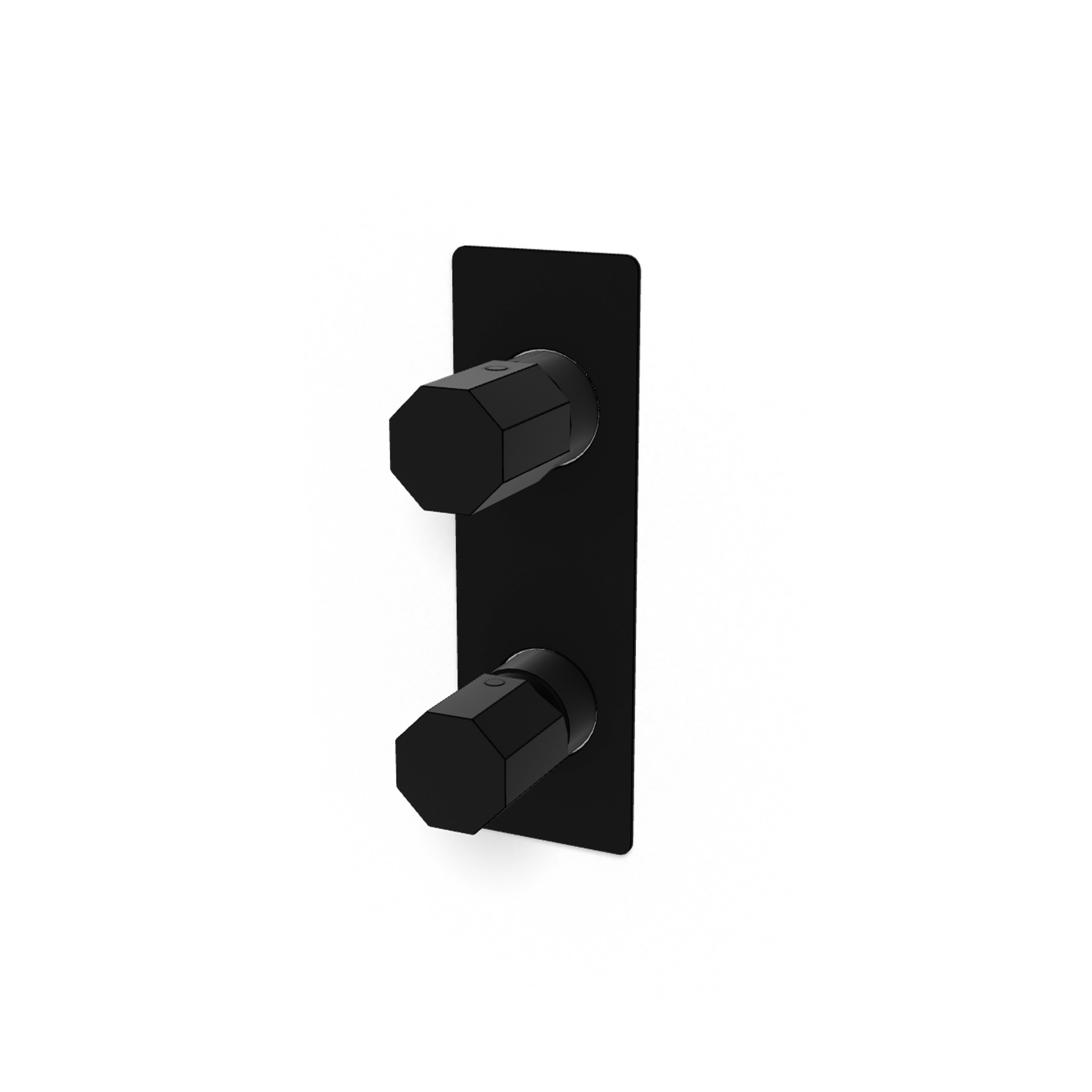 Смеситель для душа Remer Ottagono ON93WBNO, черный матовый