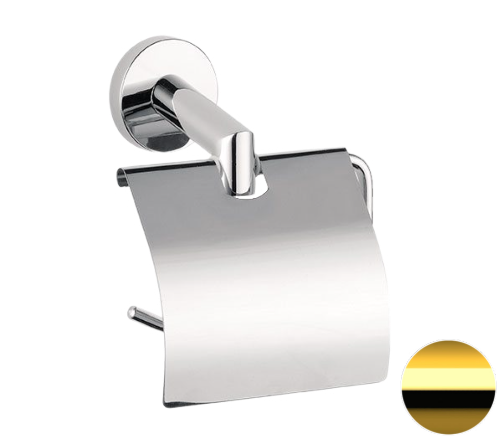 Бумагодержатель Remer Guest GS60DO, золото глянцевое