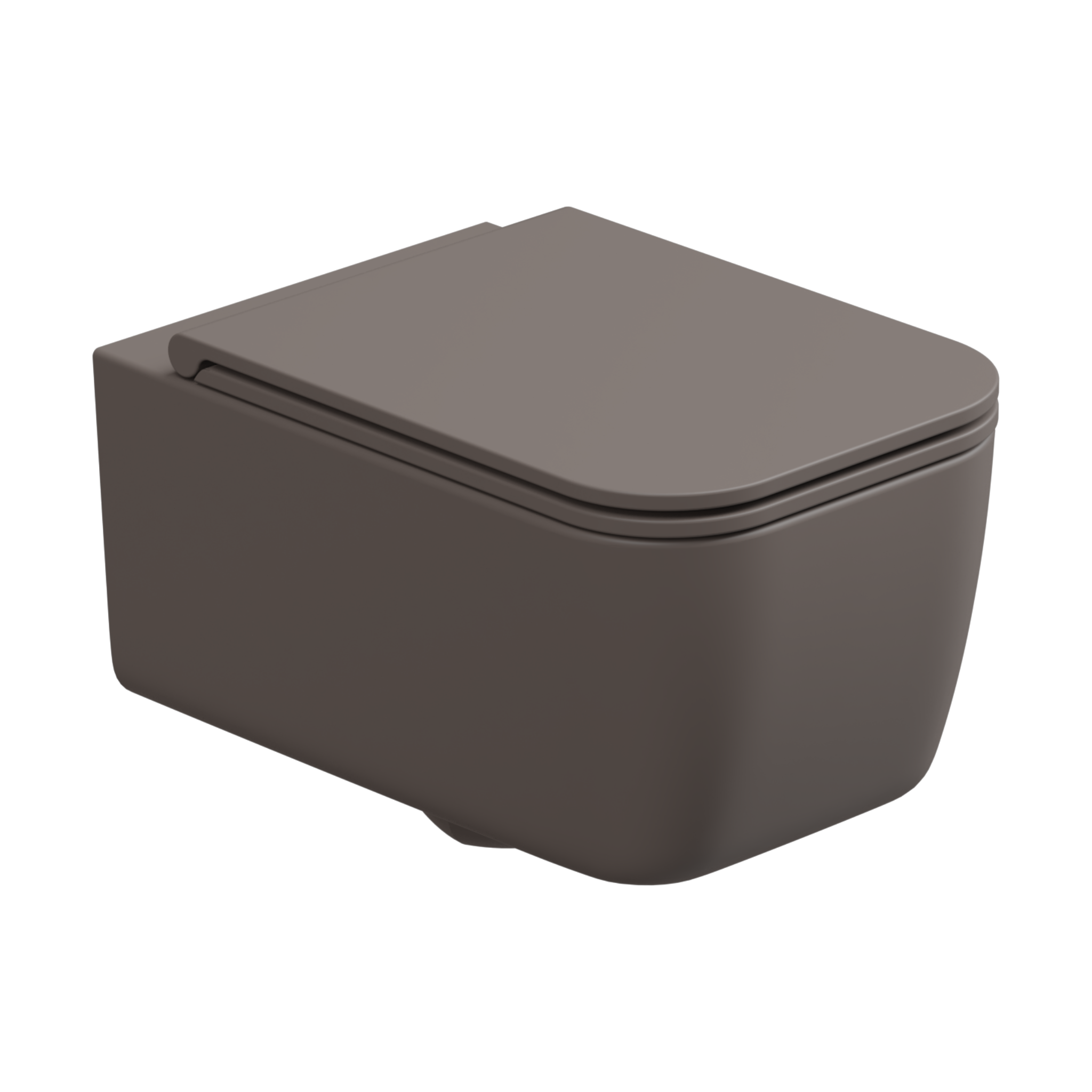 Чаша подвесного унитаза GSG Ceramic Design Brio BRWCSO029, Tortora Matt