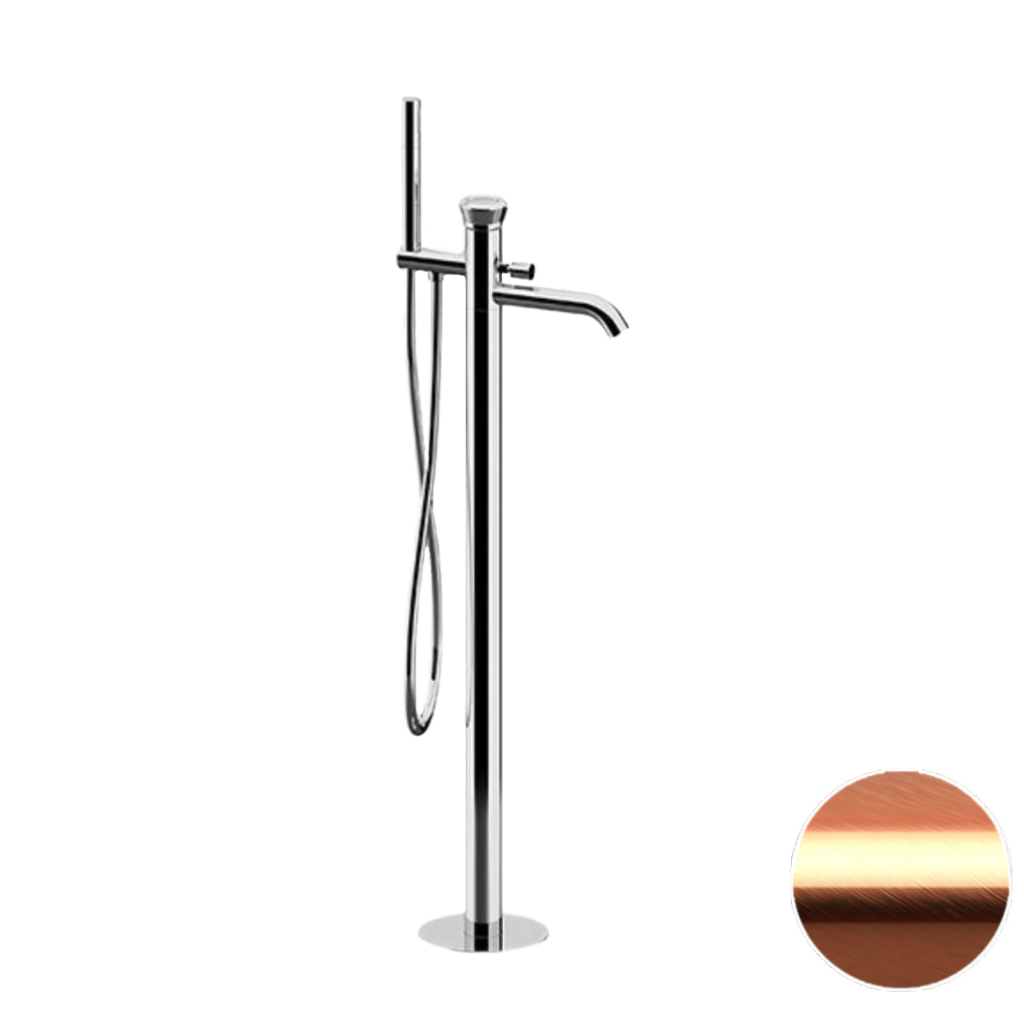 Смеситель для ванны Remer Element ET08RP, медь брашированная