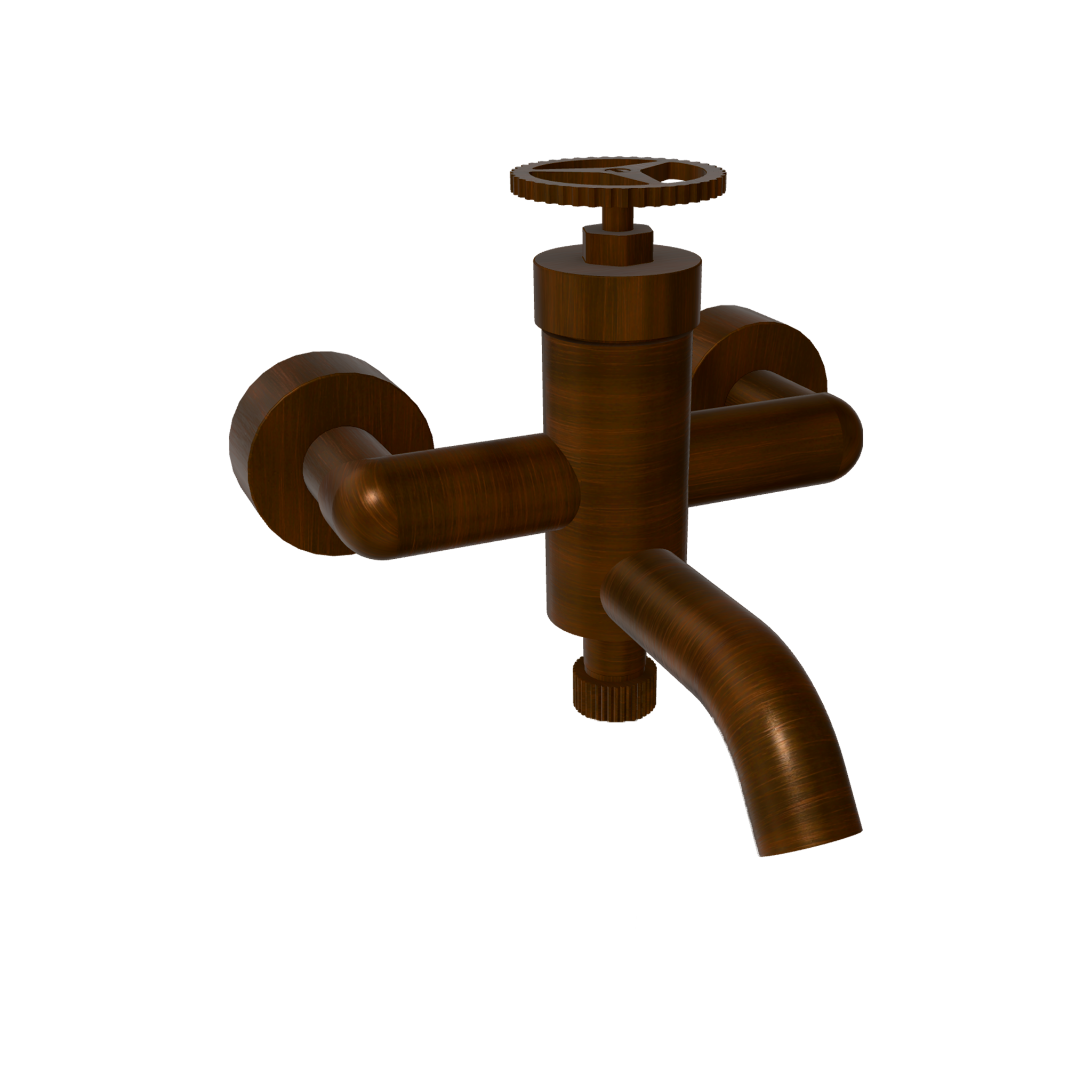 Смеситель для ванны Remer Chrono CH05BR, бронза масляная