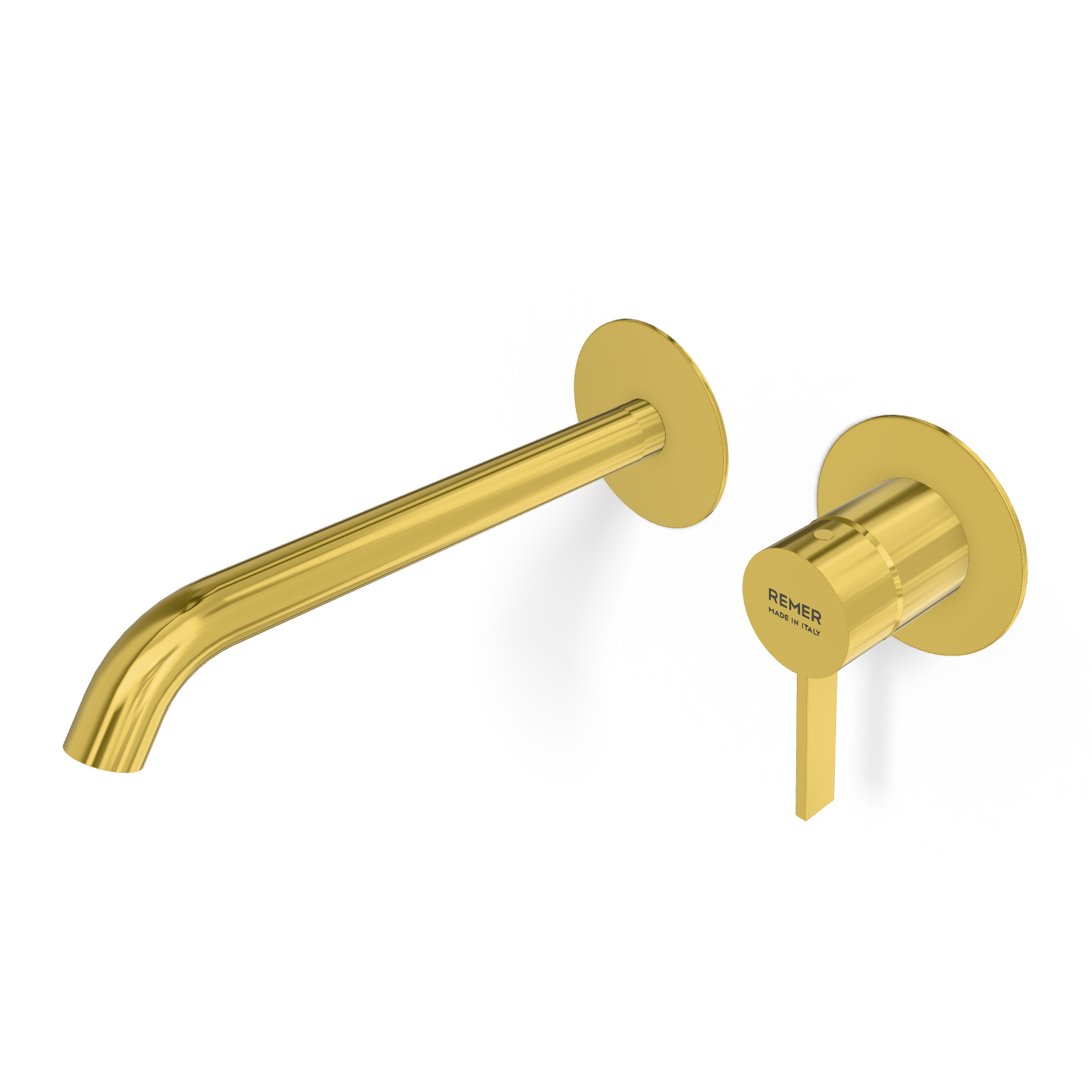 Смеситель для раковины Remer Metrica MC15PLWBDO, золото глянцевое