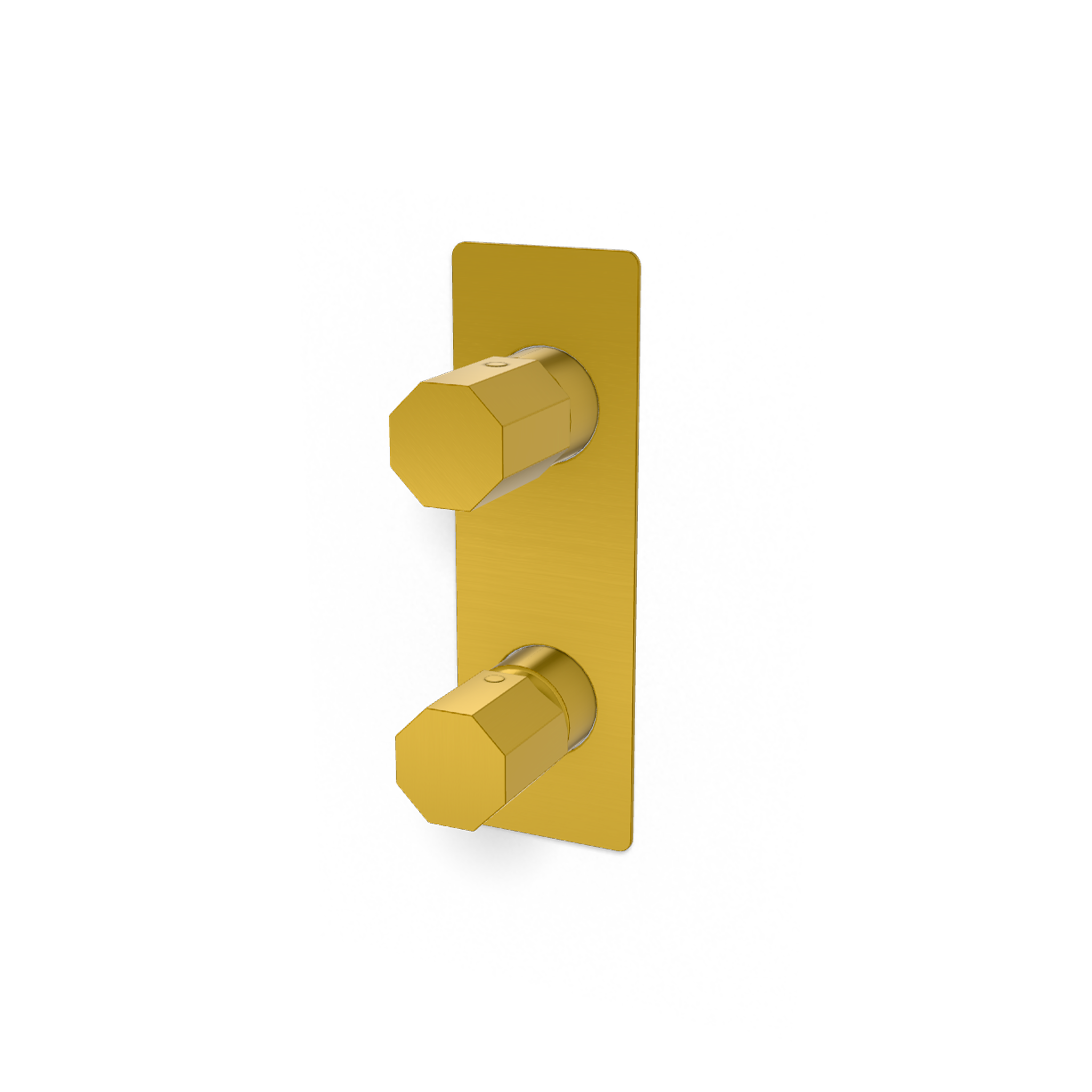 Смеситель для душа Remer Ottagono ON93WBHS, латунь брашированная PVD