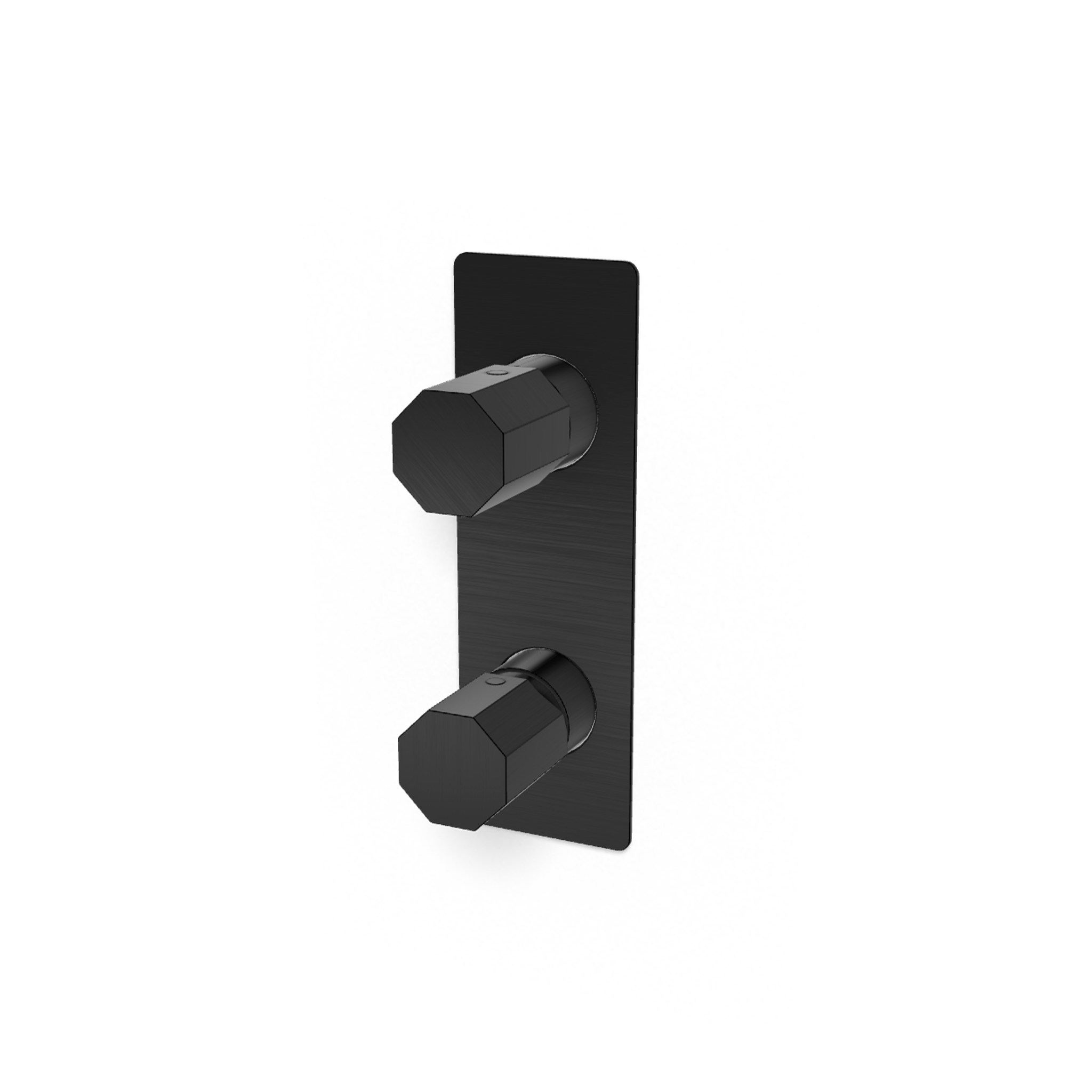 Смеситель для душа Remer Ottagono ON93WBGM, оружейная сталь PVD