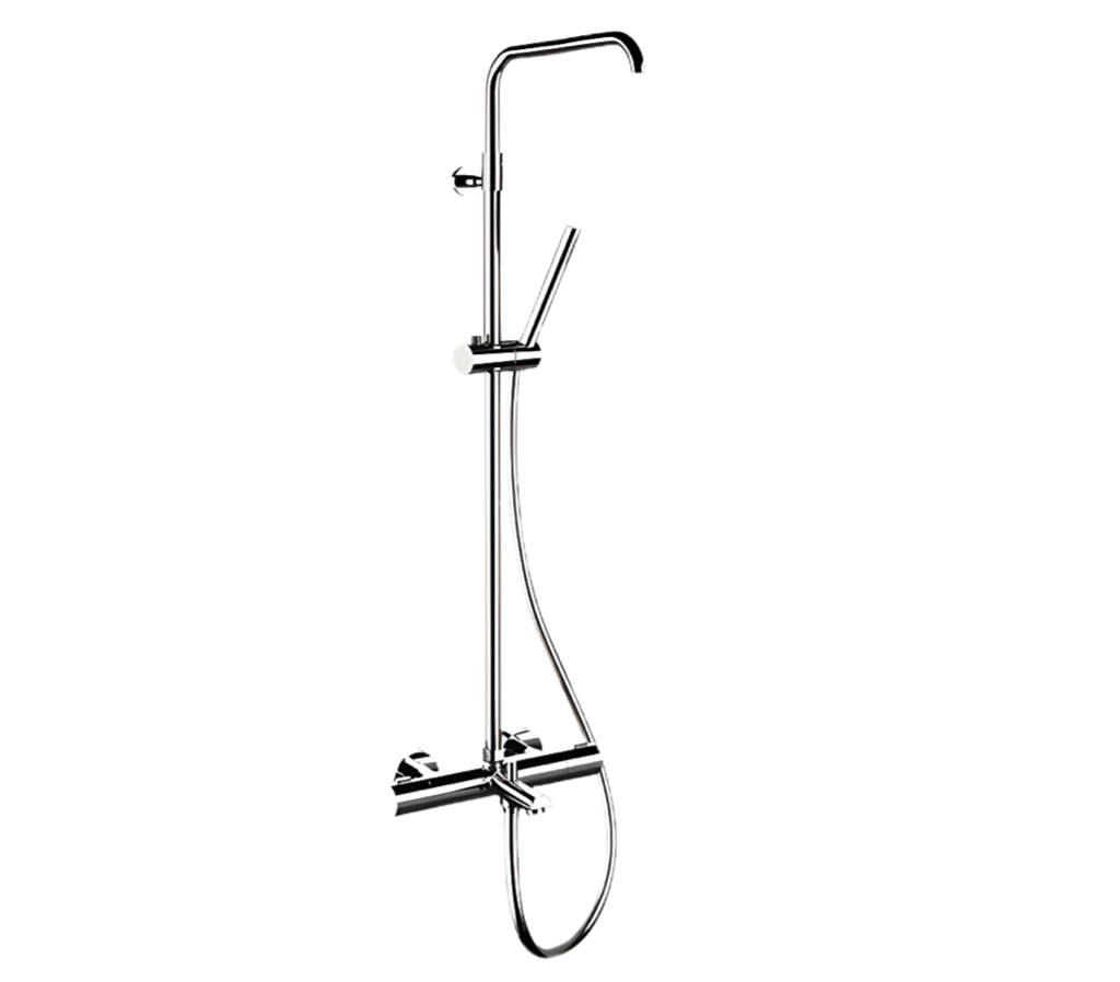 Душевая система термостатическая с изливом Remer Elegance EQ34A7MMSSOF