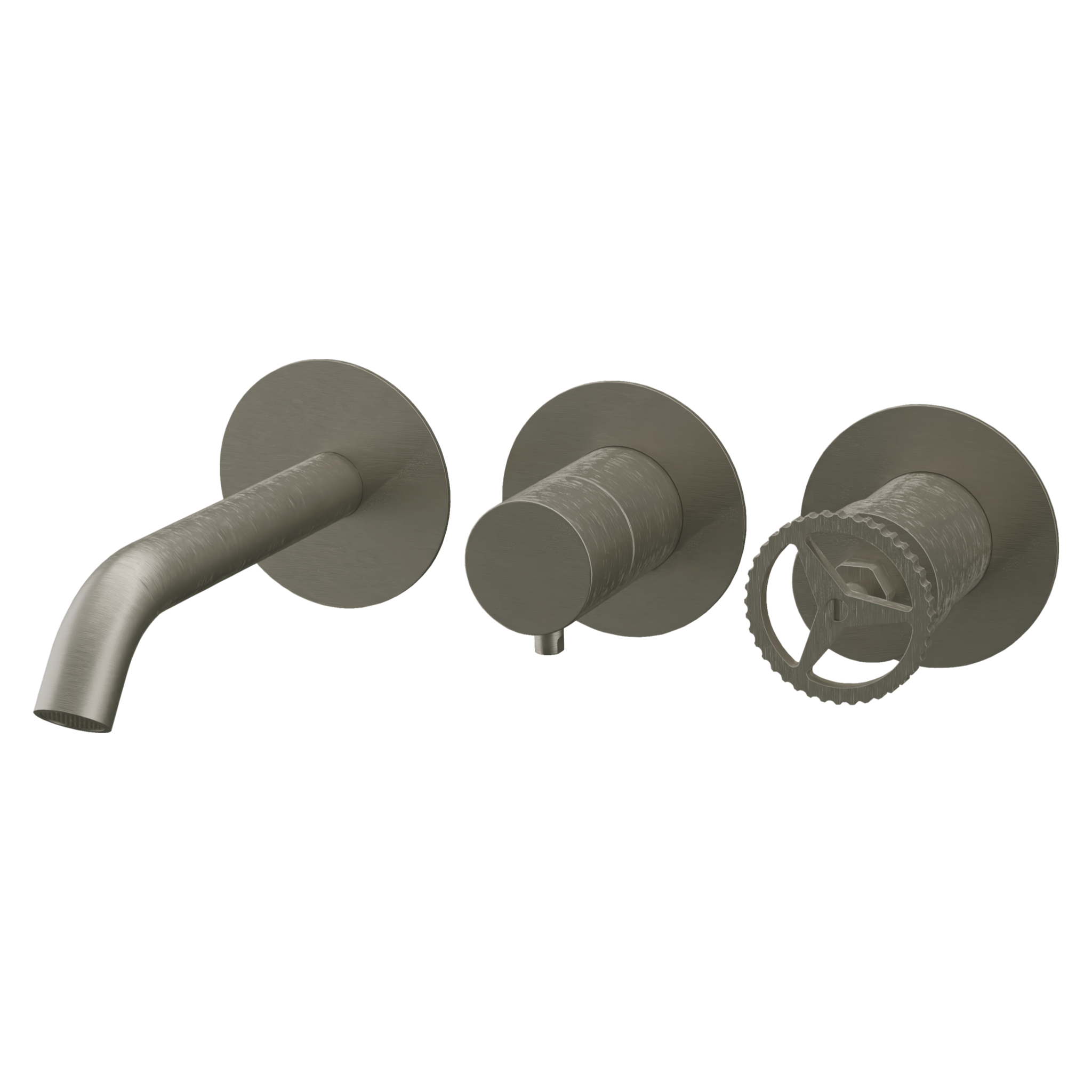 Смеситель для ванны Remer Chrono CH54D2PXV, сталь