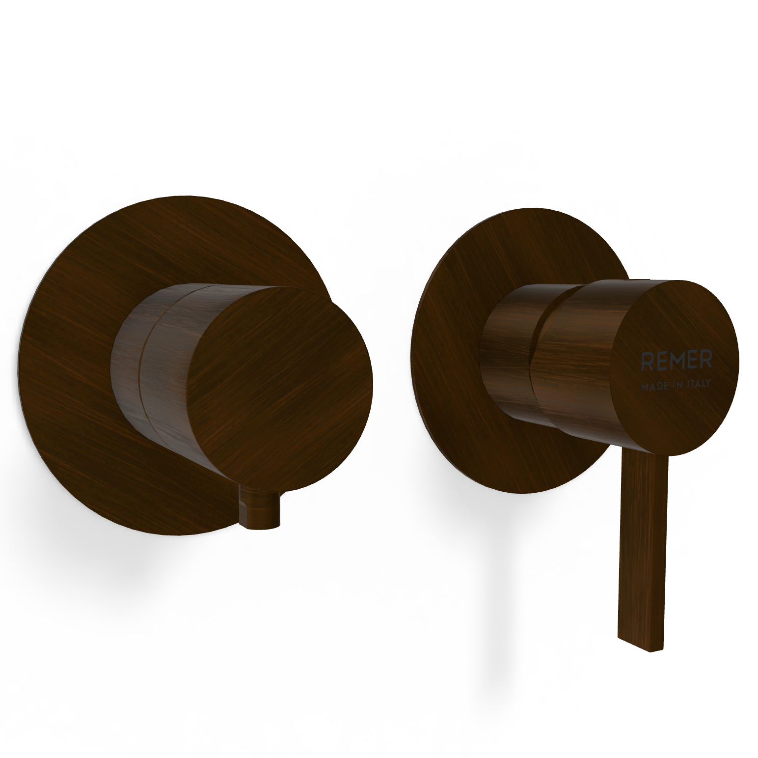 Смеситель для душа Remer Metrica MC93ZPWBBR, бронза масляная