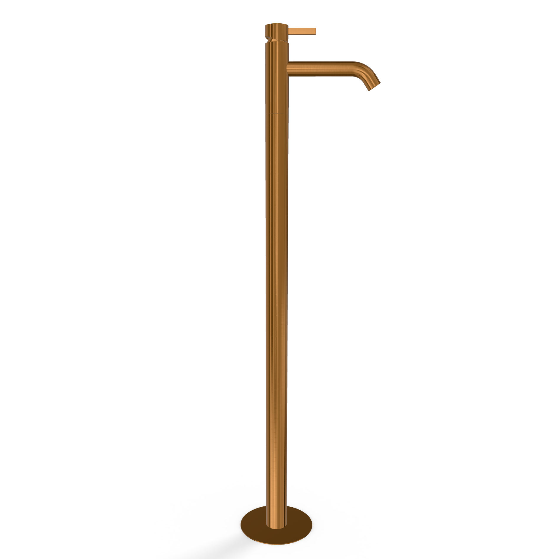 Смеситель для раковины Remer Metrica MC18CU, медь брашированная PVD