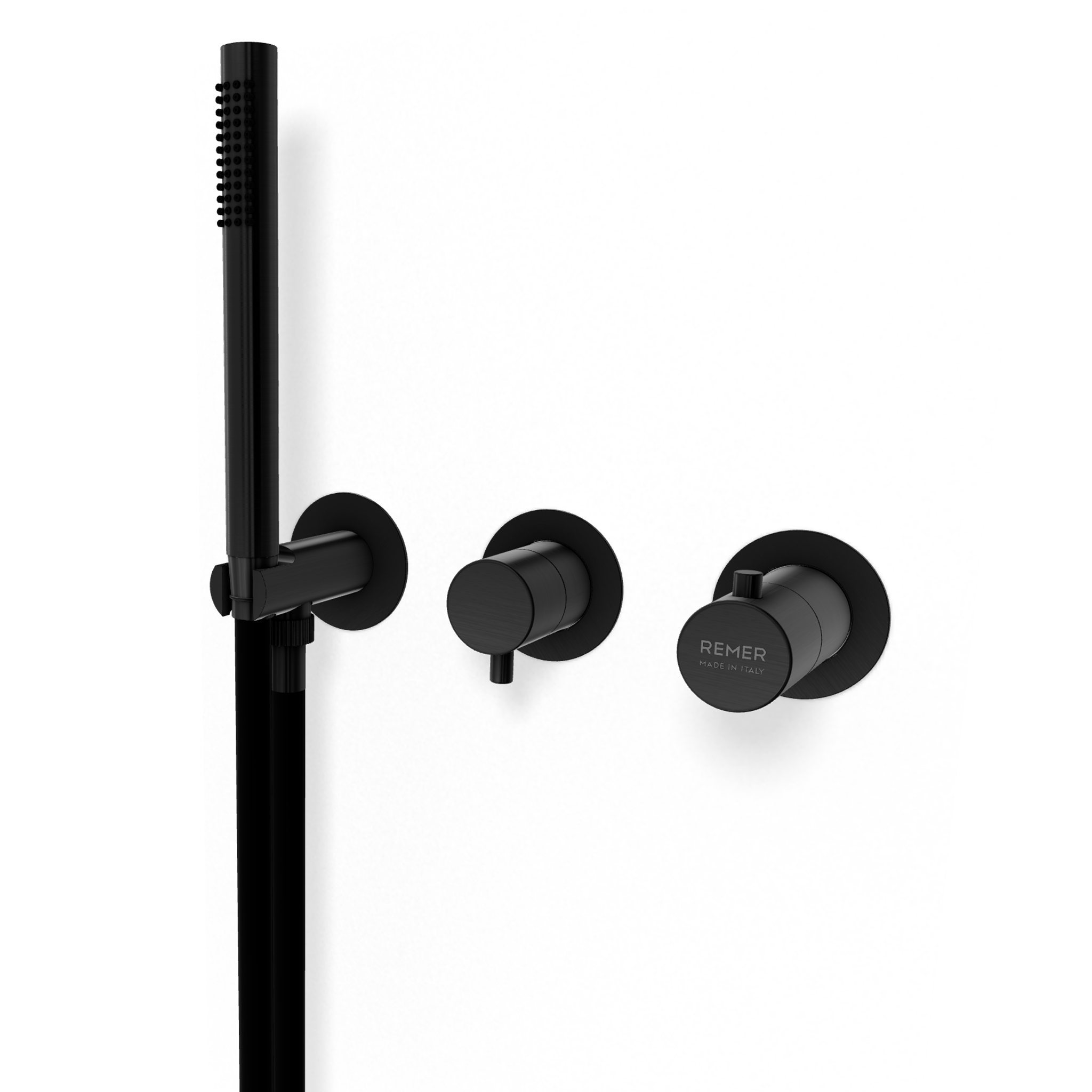 Смеситель для душа Remer X Style XT97D2PWBGM, оружейная сталь PVD