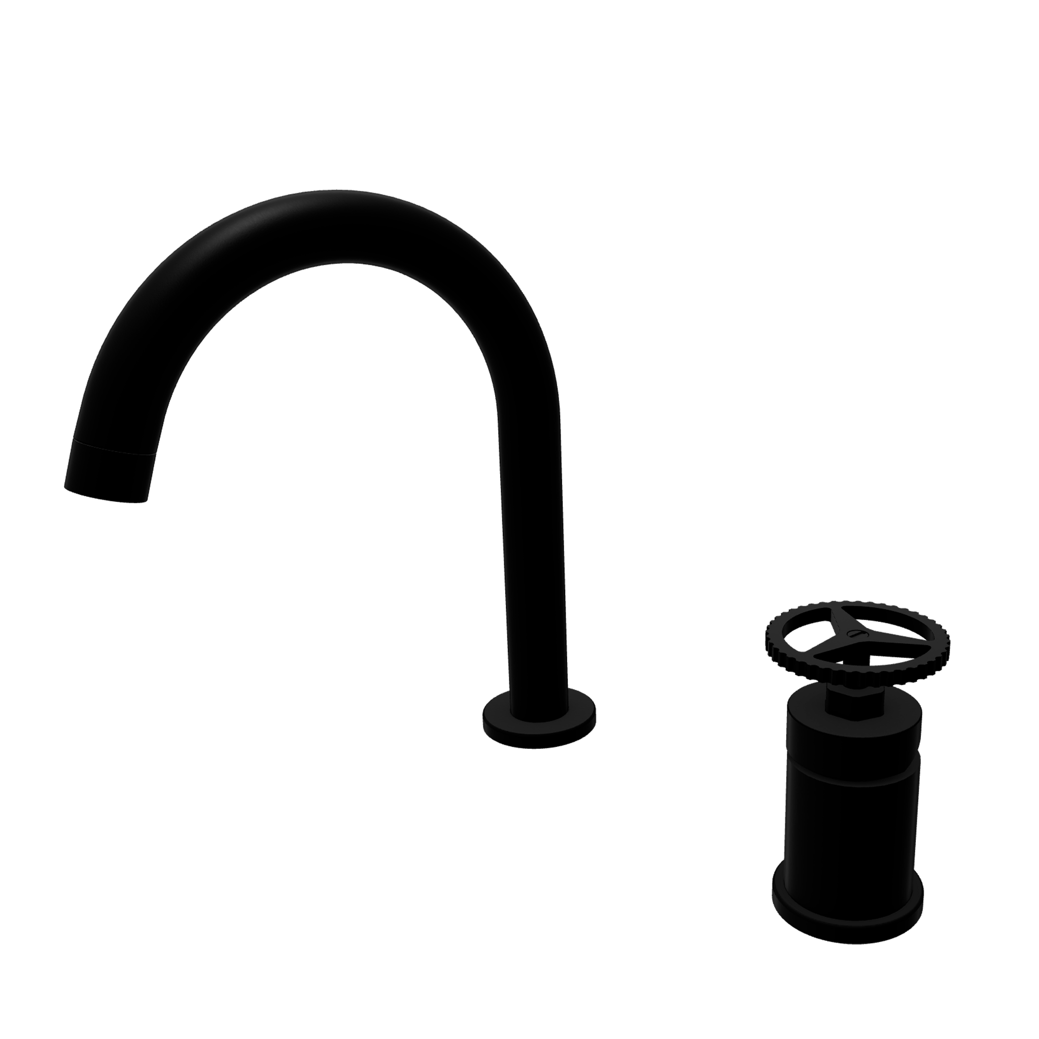 Смеситель для раковины Remer Chrono CH57NO, черный матовый