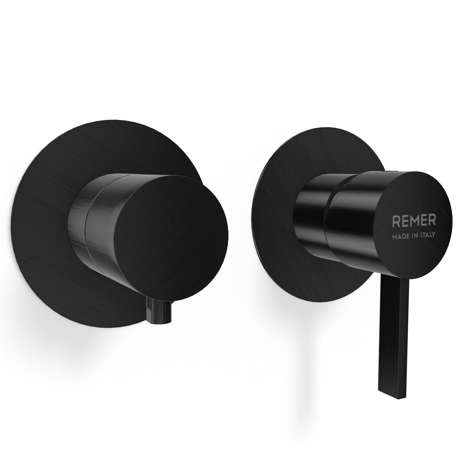 Смеситель для душа Remer Metrica MC92ZPWBGM, оружейная сталь PVD