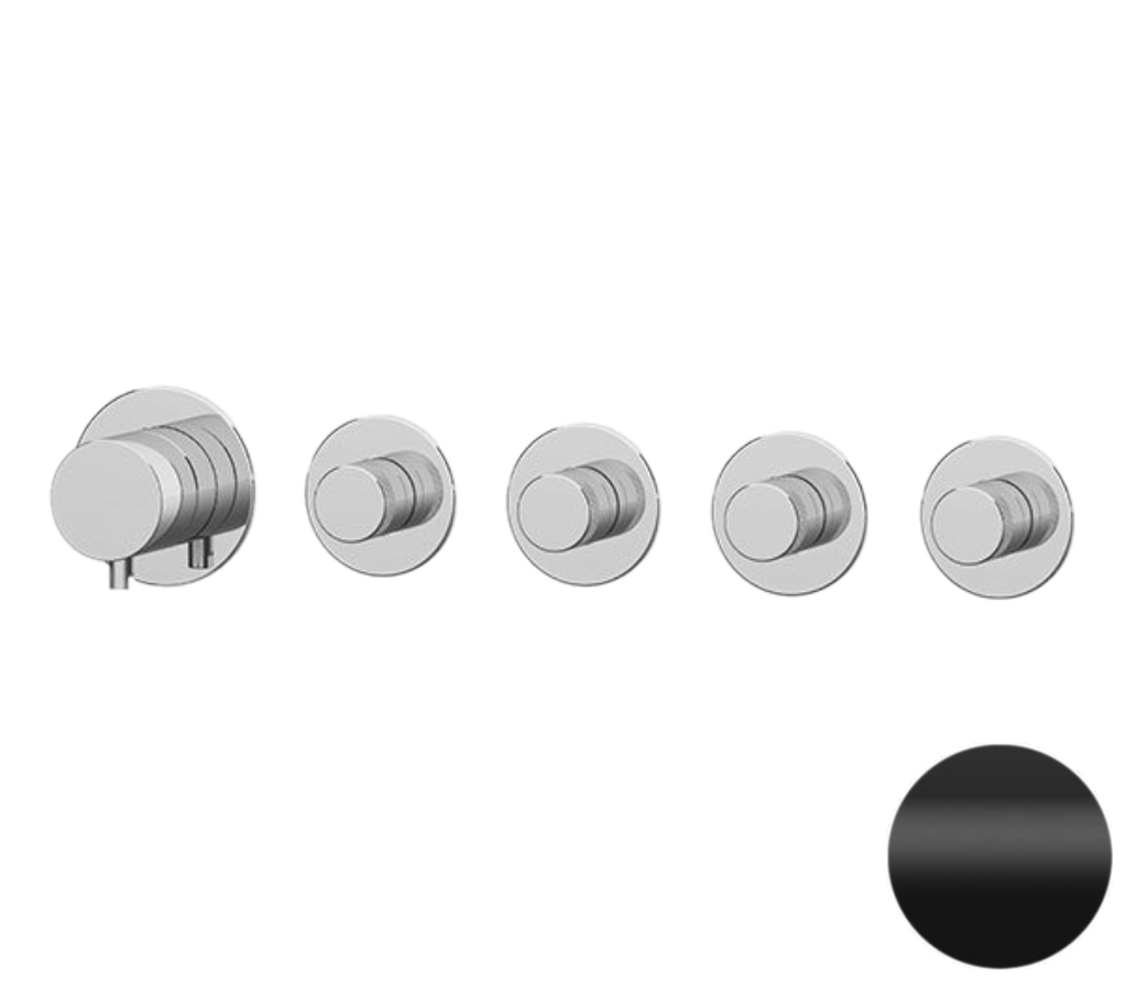 Смеситель для душа Remer X Style N98D4PNO, черный матовый