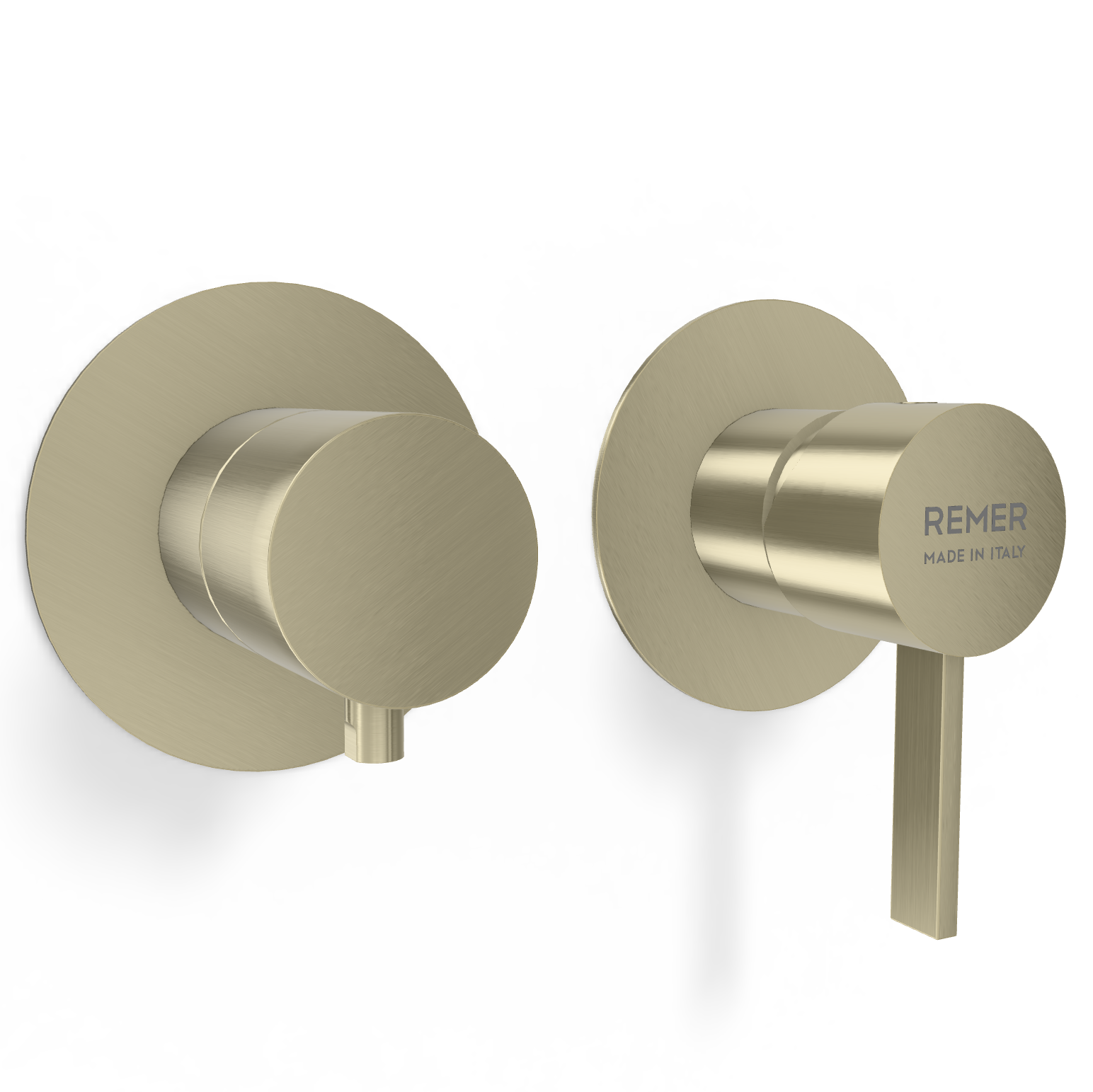 Смеситель для душа Remer Metrica MC92ZPWBNZ, никель брашированный PVD