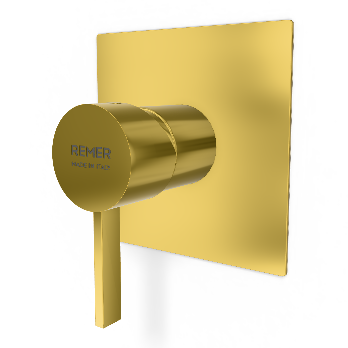 Смеситель для душа Remer Metrica MC30QDO, золото глянцевое