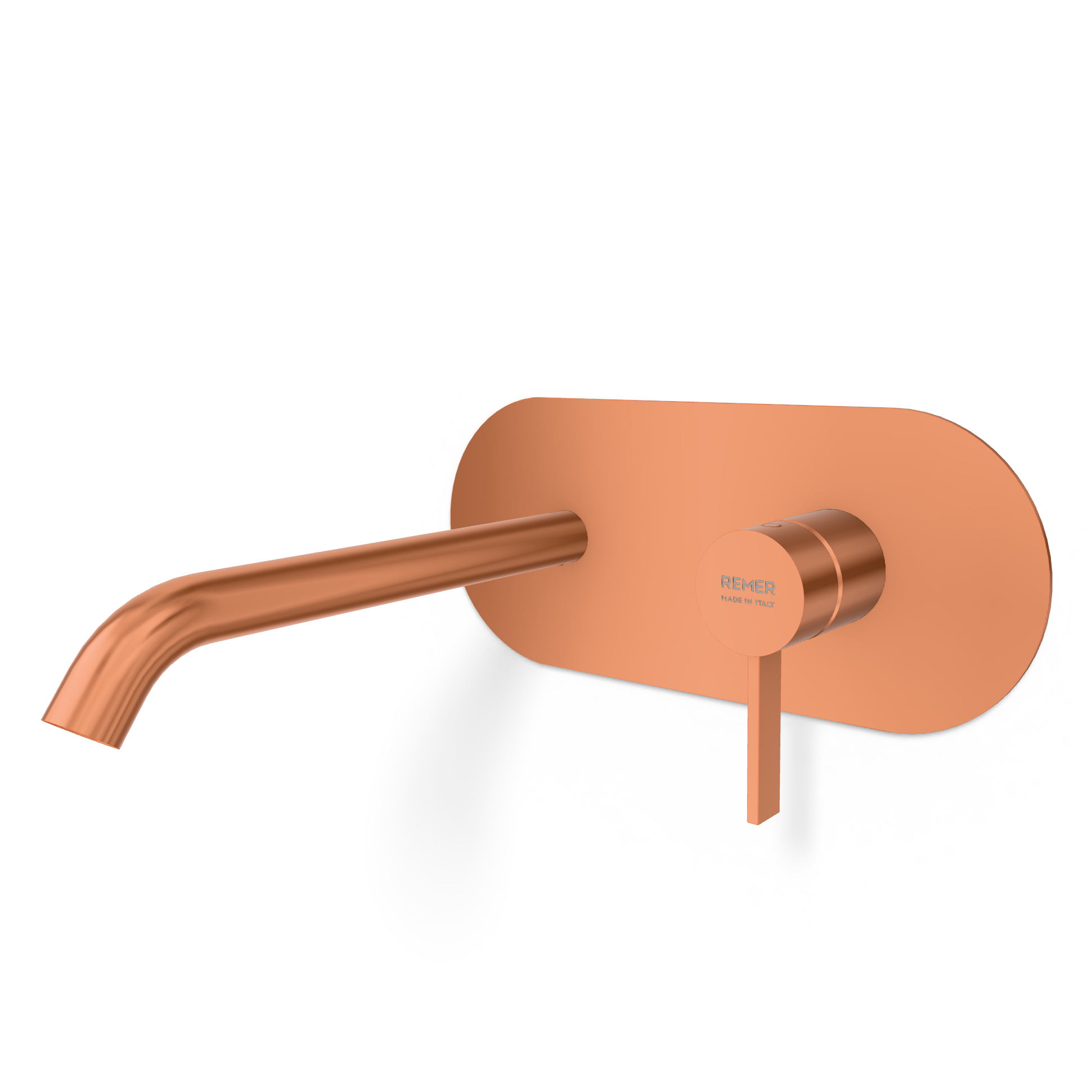 Смеситель для раковины Remer Metrica MC15LWBRP, медь брашированная