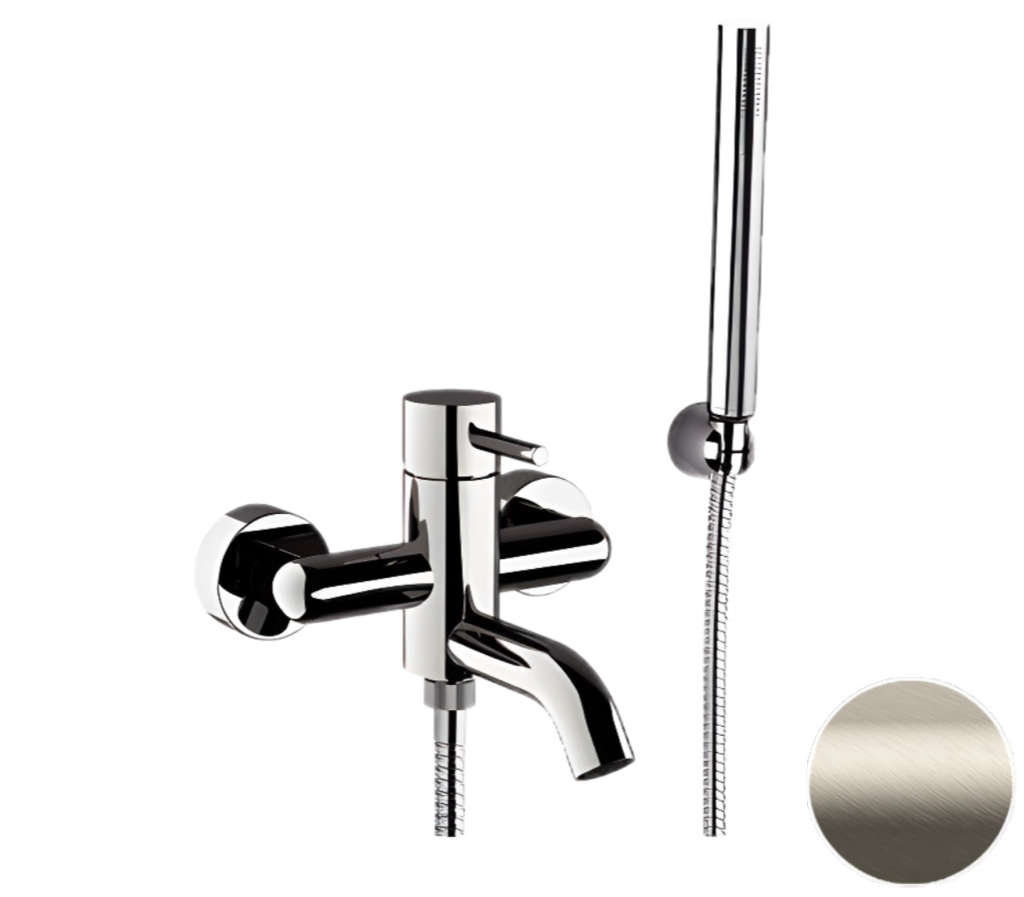 Смеситель для ванны Remer X Style X02XV, сталь