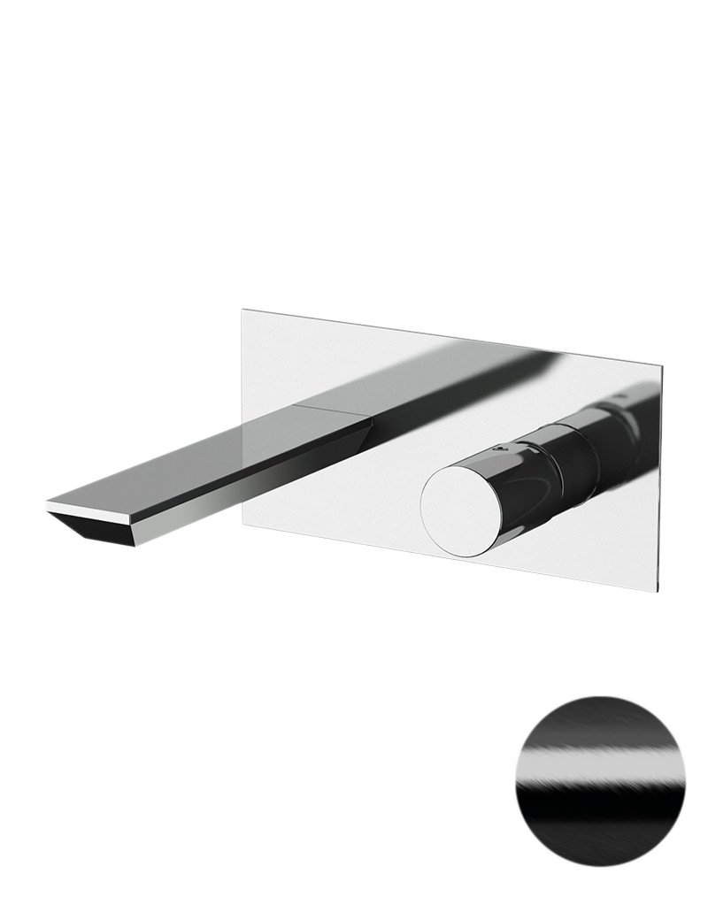 Смеситель для раковины Remer Edge EG515CFP, черный брашированный хром