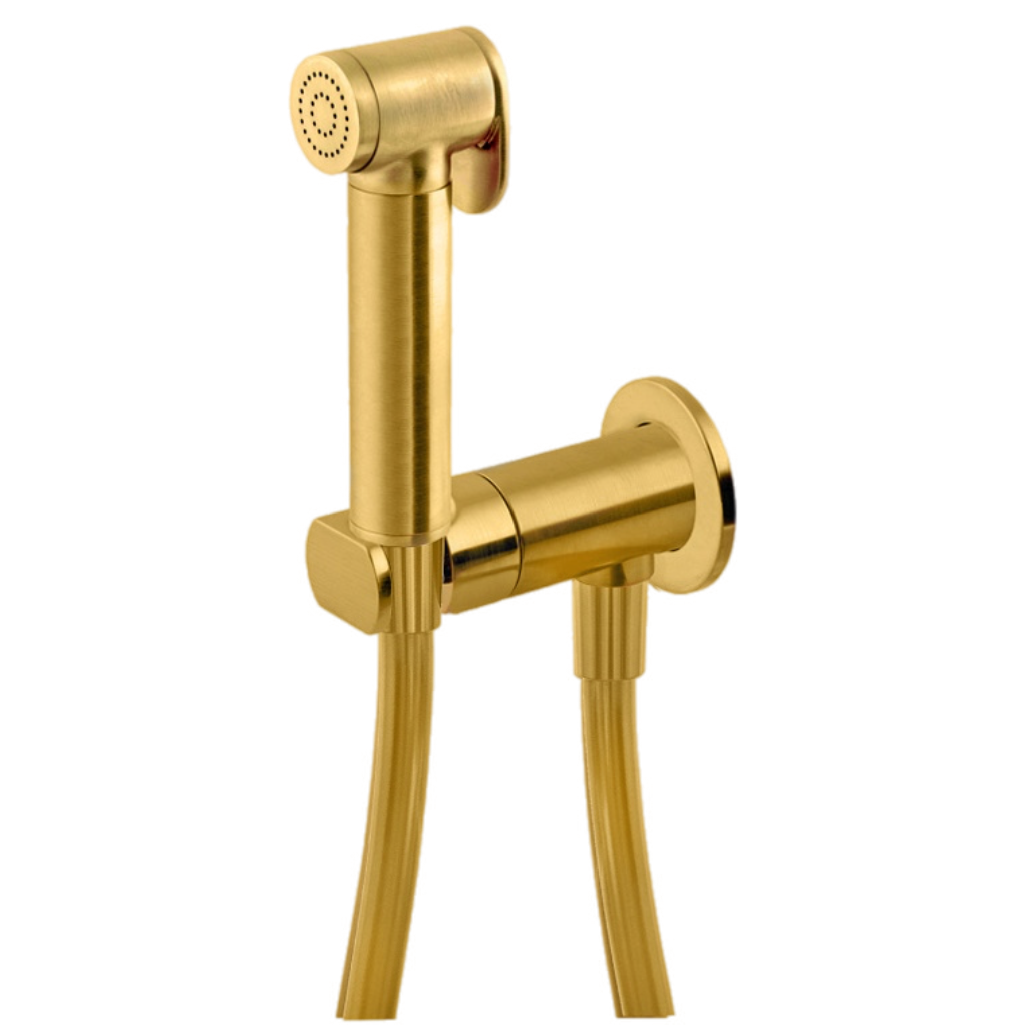 Гигиенический душ со смесителем Remer X Style N64WBG, золото брашированное