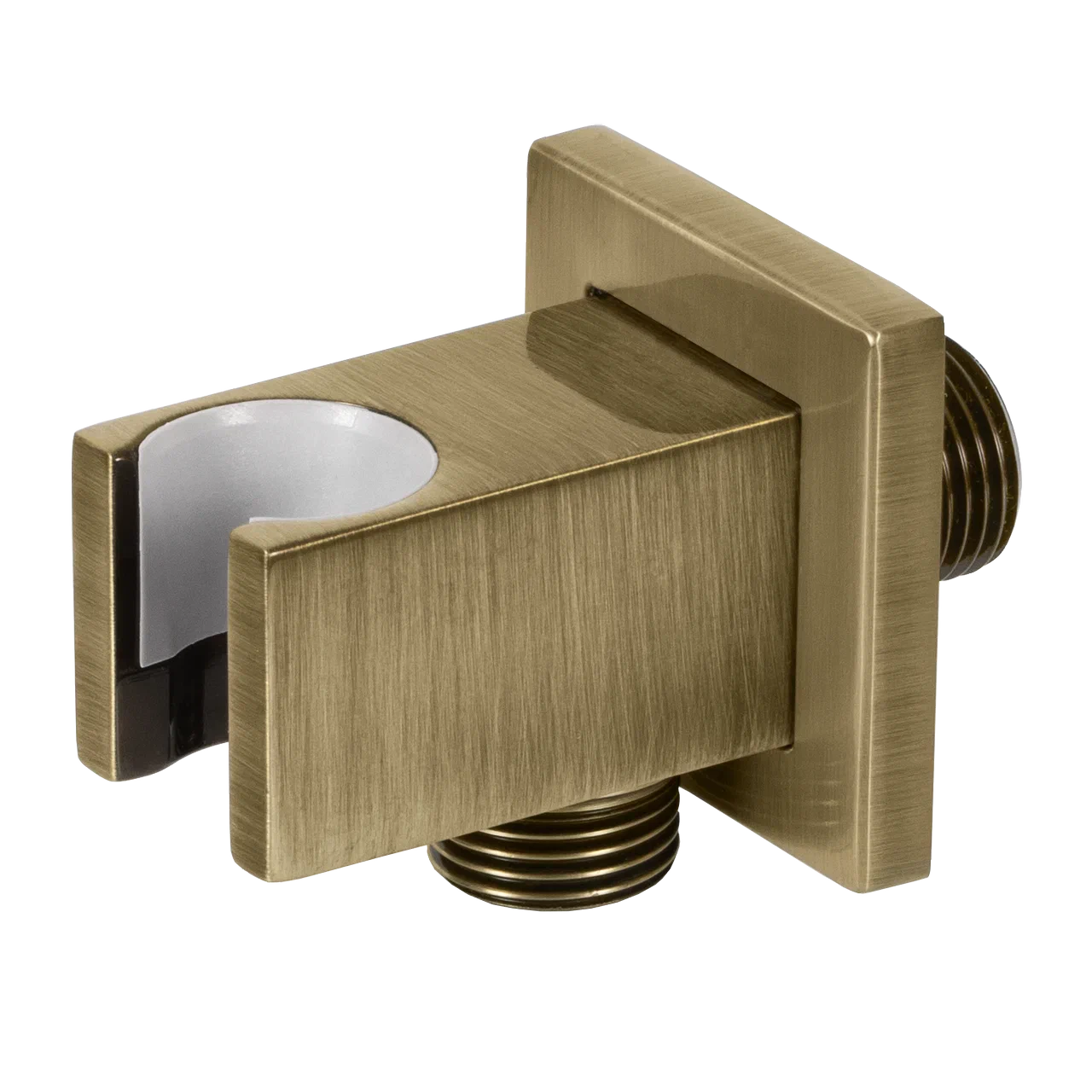 Держатель ручного душа с подключением шланга Remer 337QVO, латунь состаренная