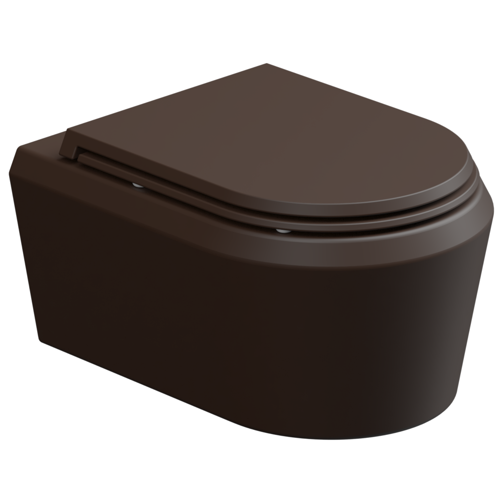 Чаша подвесного унитаза GSG Ceramic Design Cruise CRWCSO035, Cacao Matt