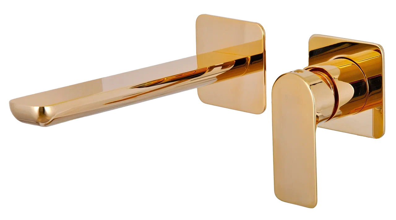 Смеситель для раковины Remer Infinity I15PLDO, золото глянцевое