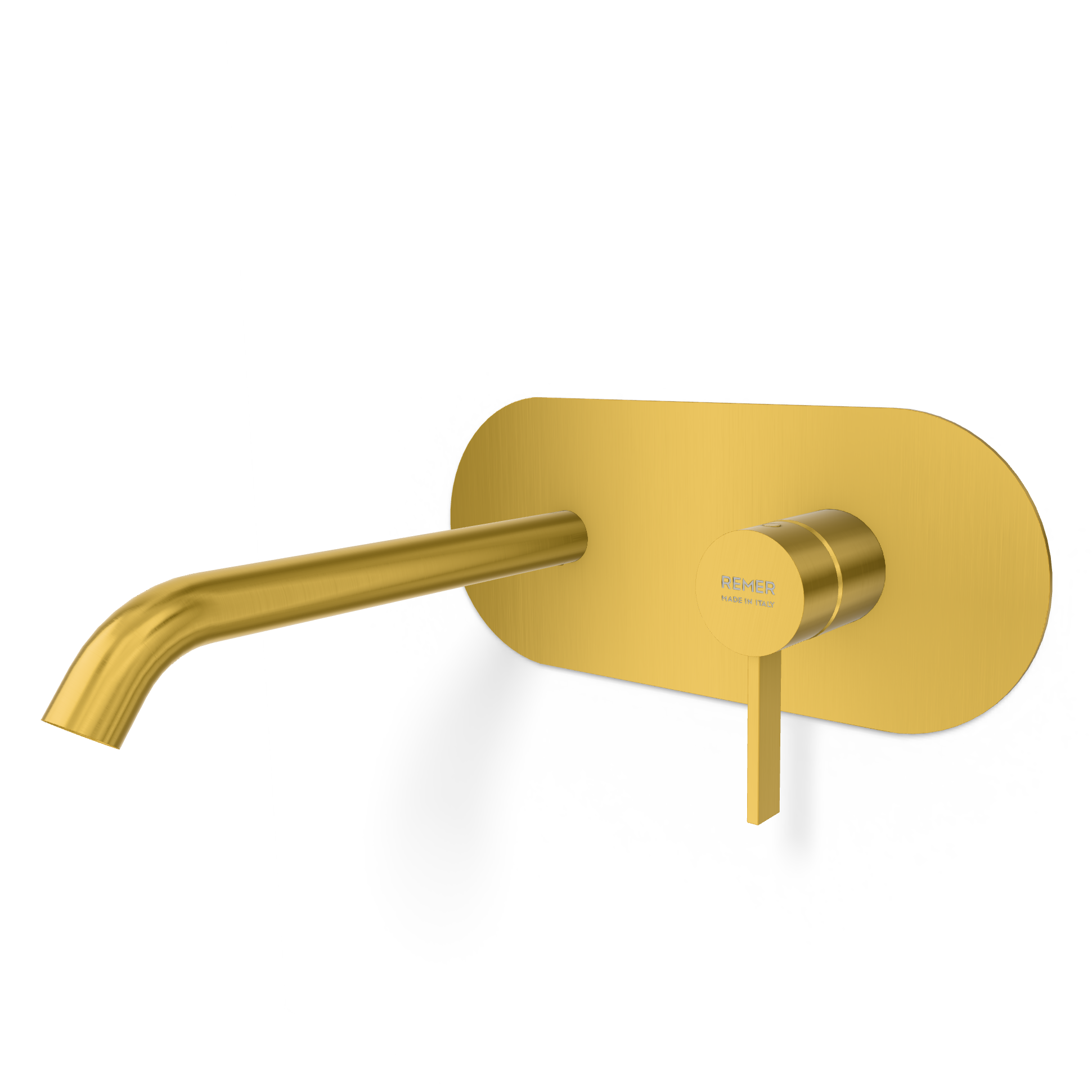 Смеситель для раковины Remer Metrica MC15LWBBG, золото брашированное