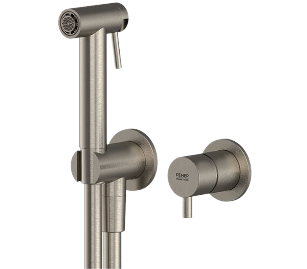 Гигиенический душ со смесителем Remer X Style INOX SSX60P, нержавеющая сталь