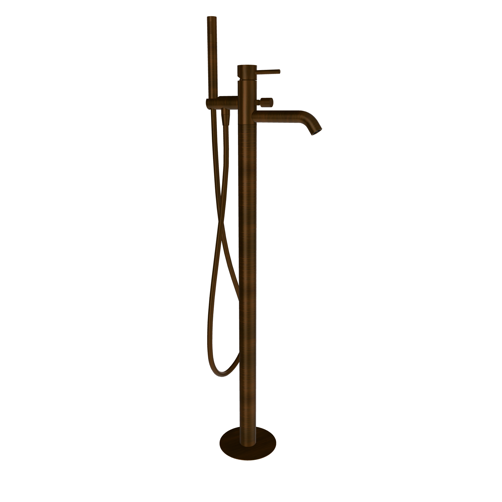 Смеситель для ванны Remer X Style X08BR, бронза масляная